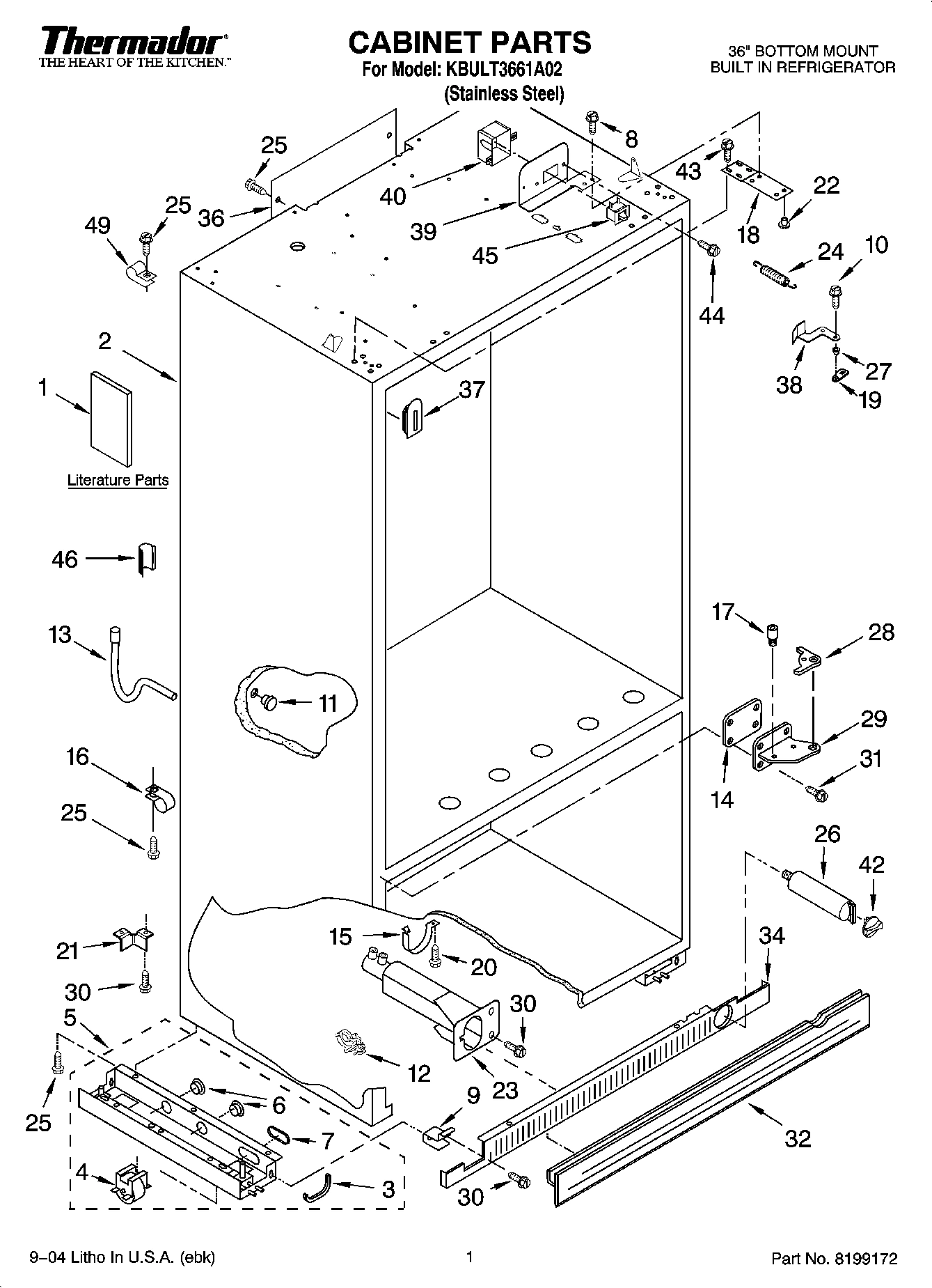 01 - CABINET PARTS