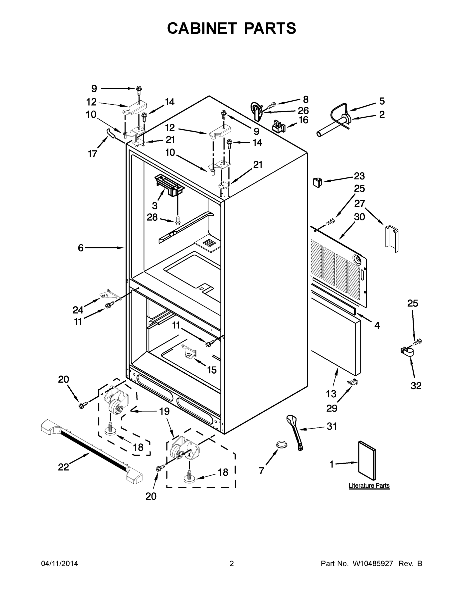 02 - CABINET PARTS