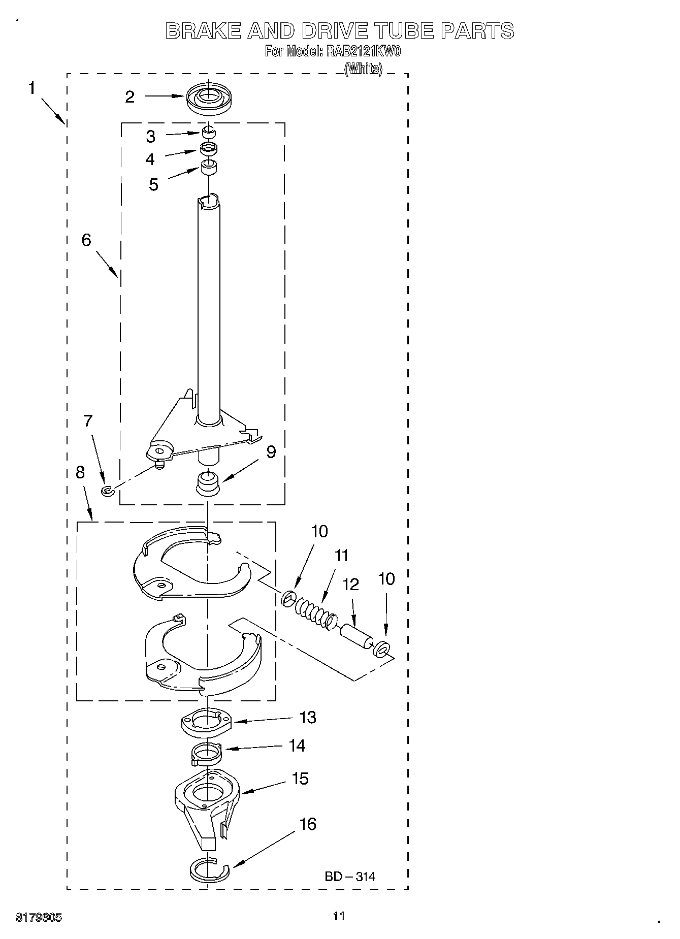 07 - BRAKE AND DRIVE TUBE