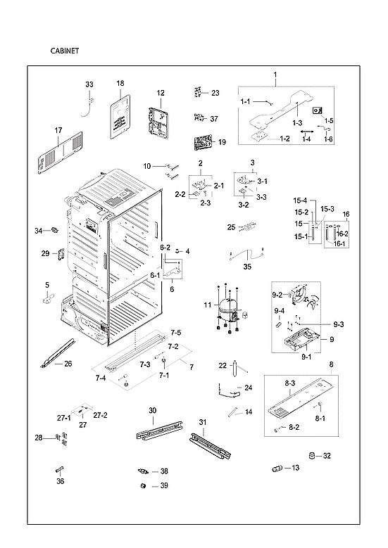 CABINET PARTS