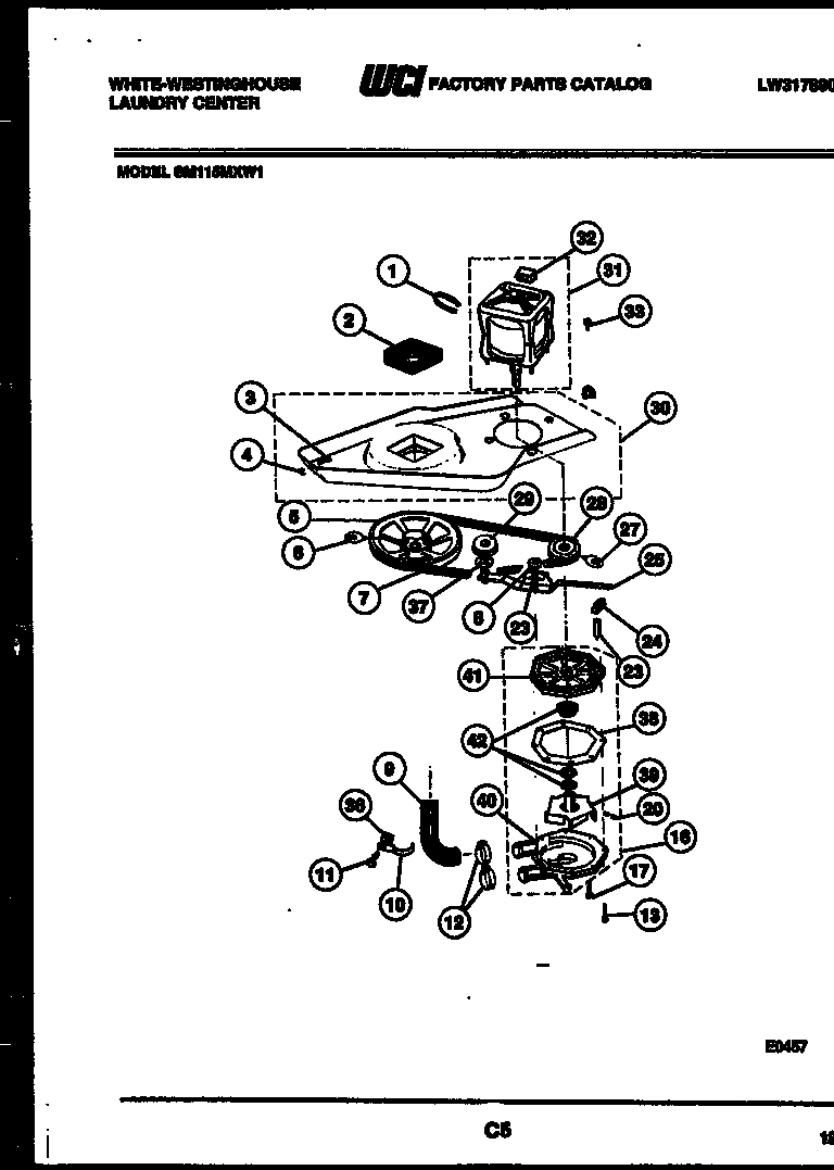 06 - WASHER DRIVE SYSTEM AND PUMP