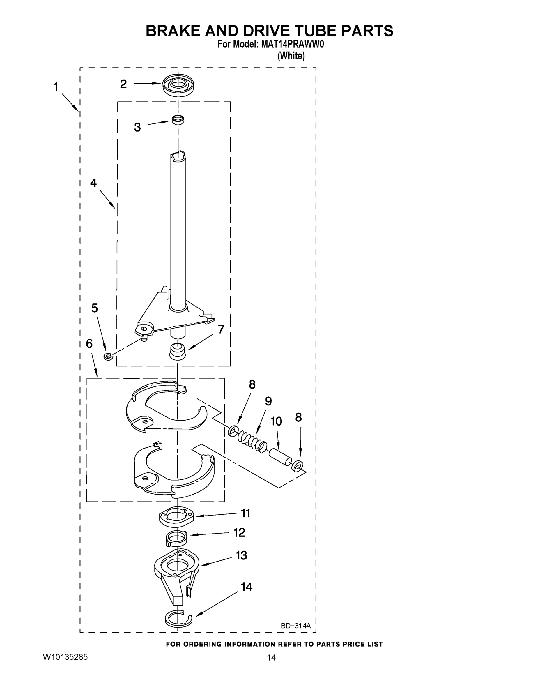 08 - BRAKE AND DRIVE TUBE PARTS