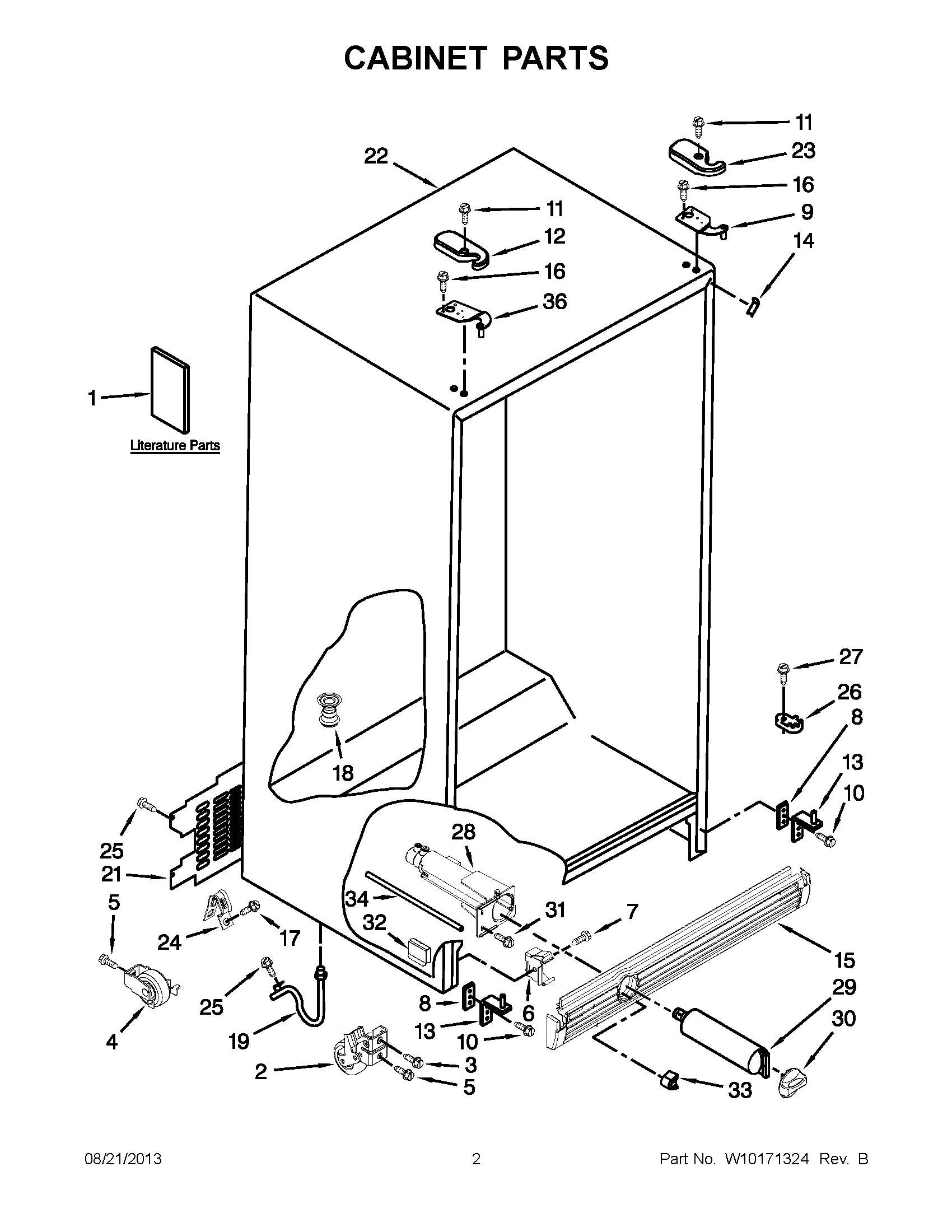 02 - CABINET PARTS