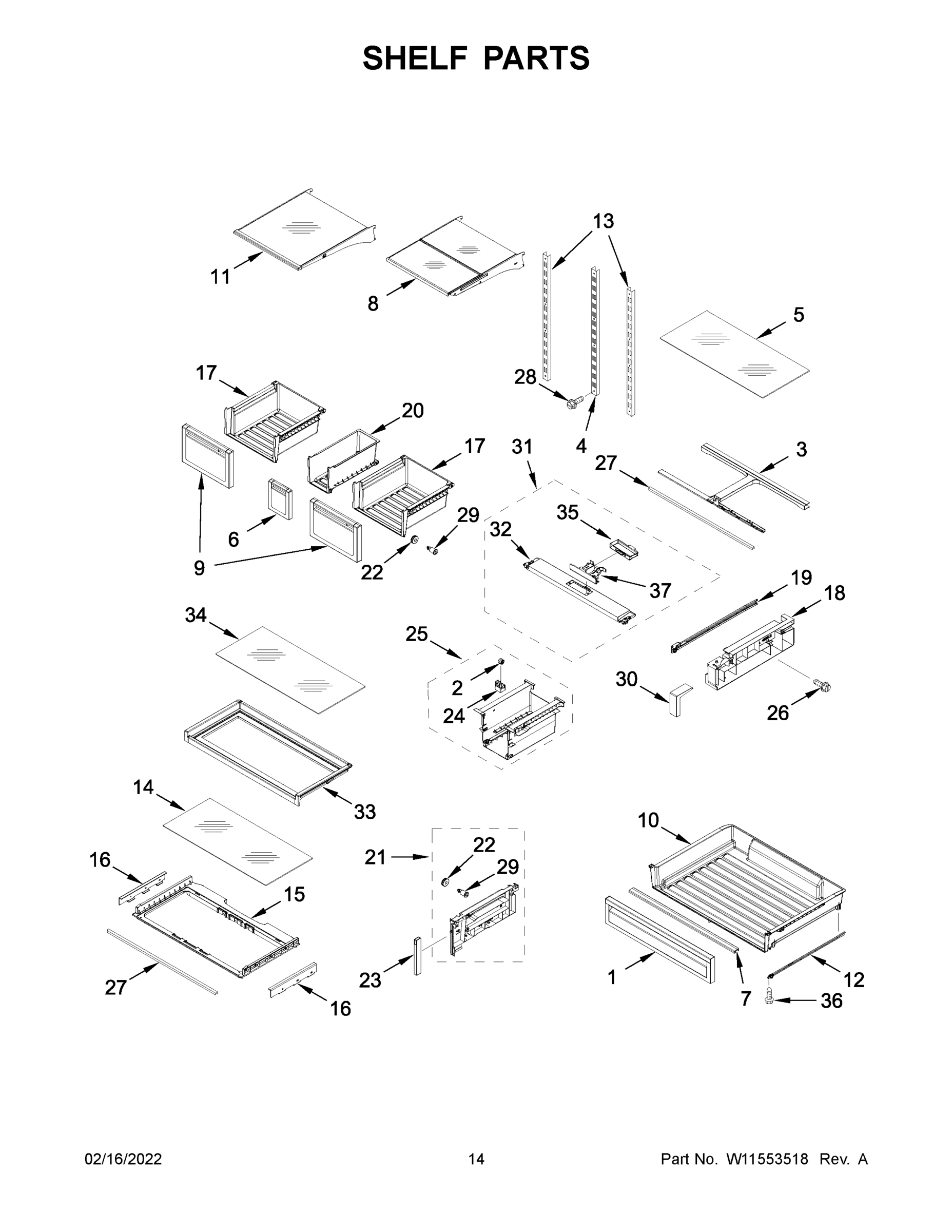 08 - SHELF PARTS