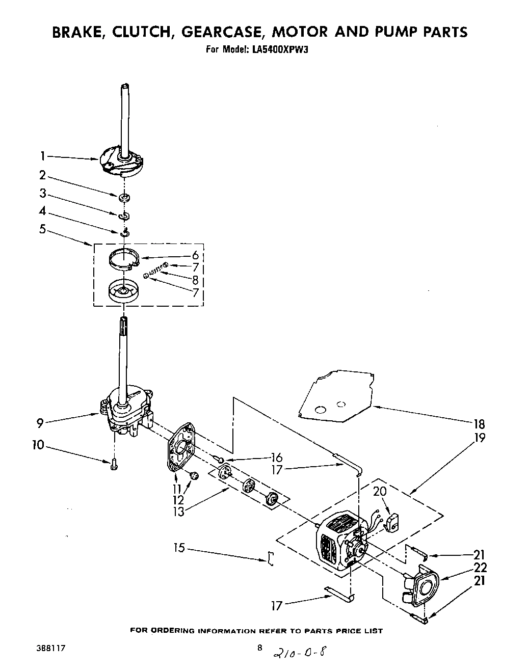 06 - BRAKE, CLUTCH, GEARCASE, MOTOR AND PUMP