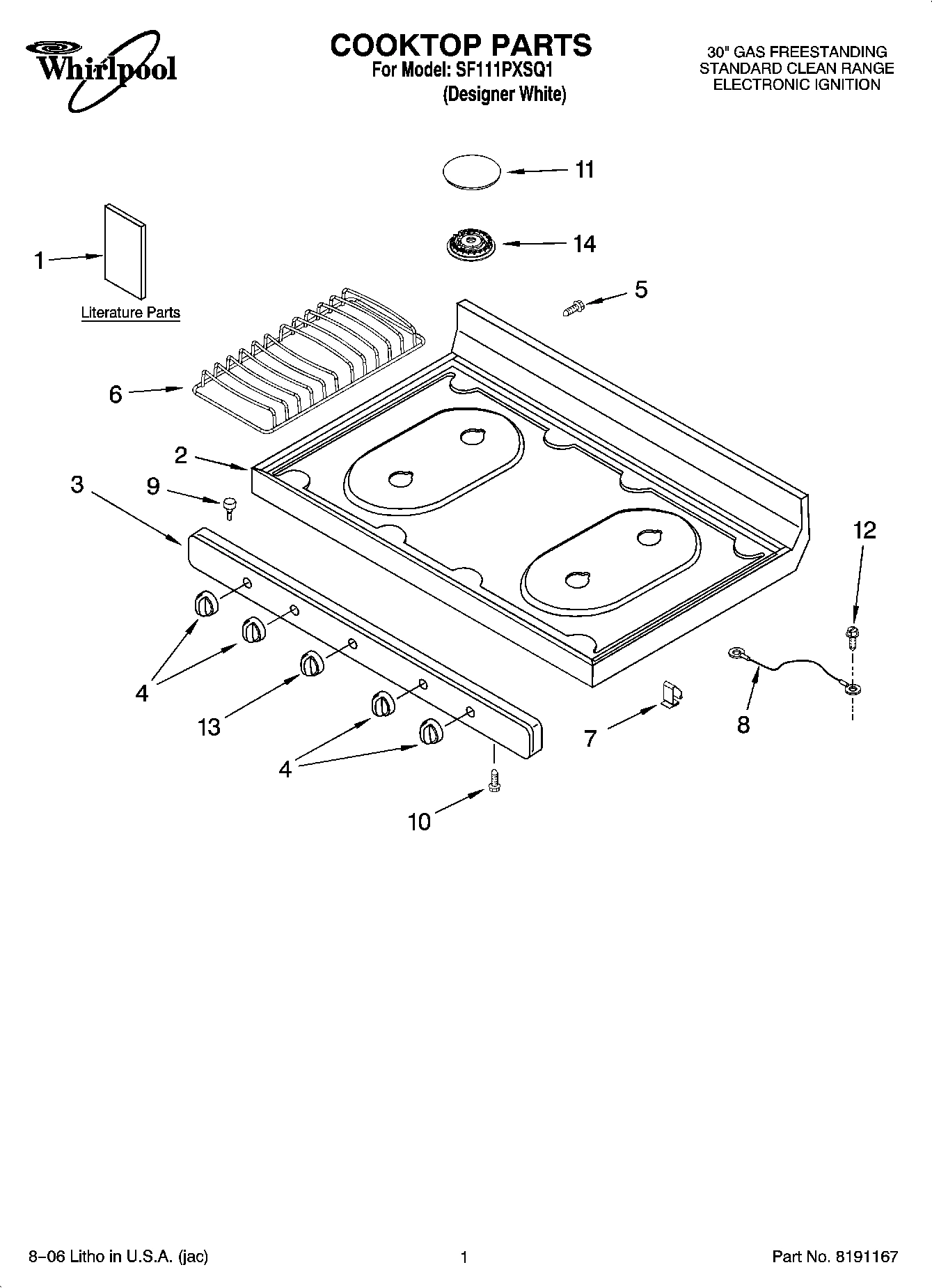 01 - COOKTOP PARTS
