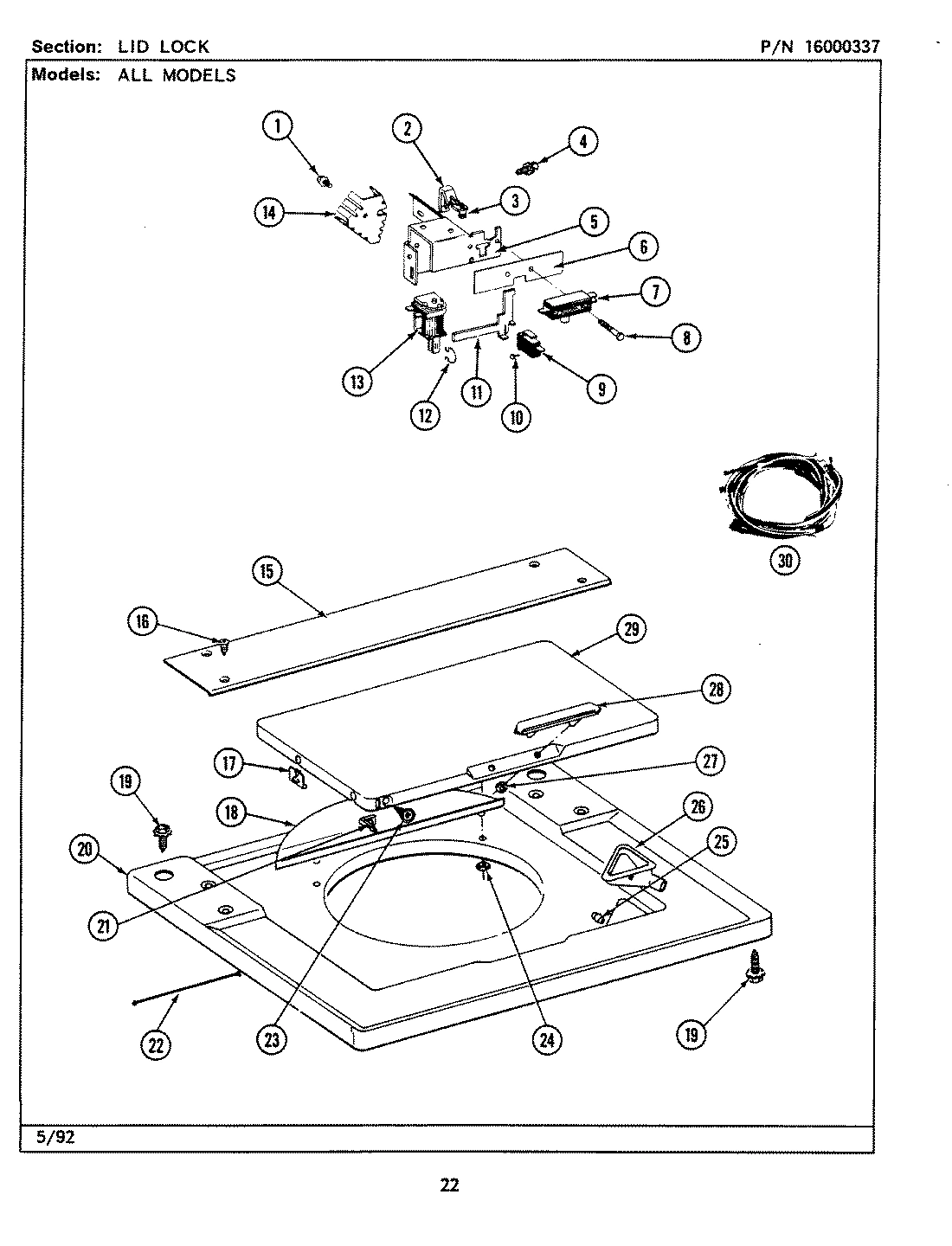 11 - LID LOCK (LSG7800ABx)