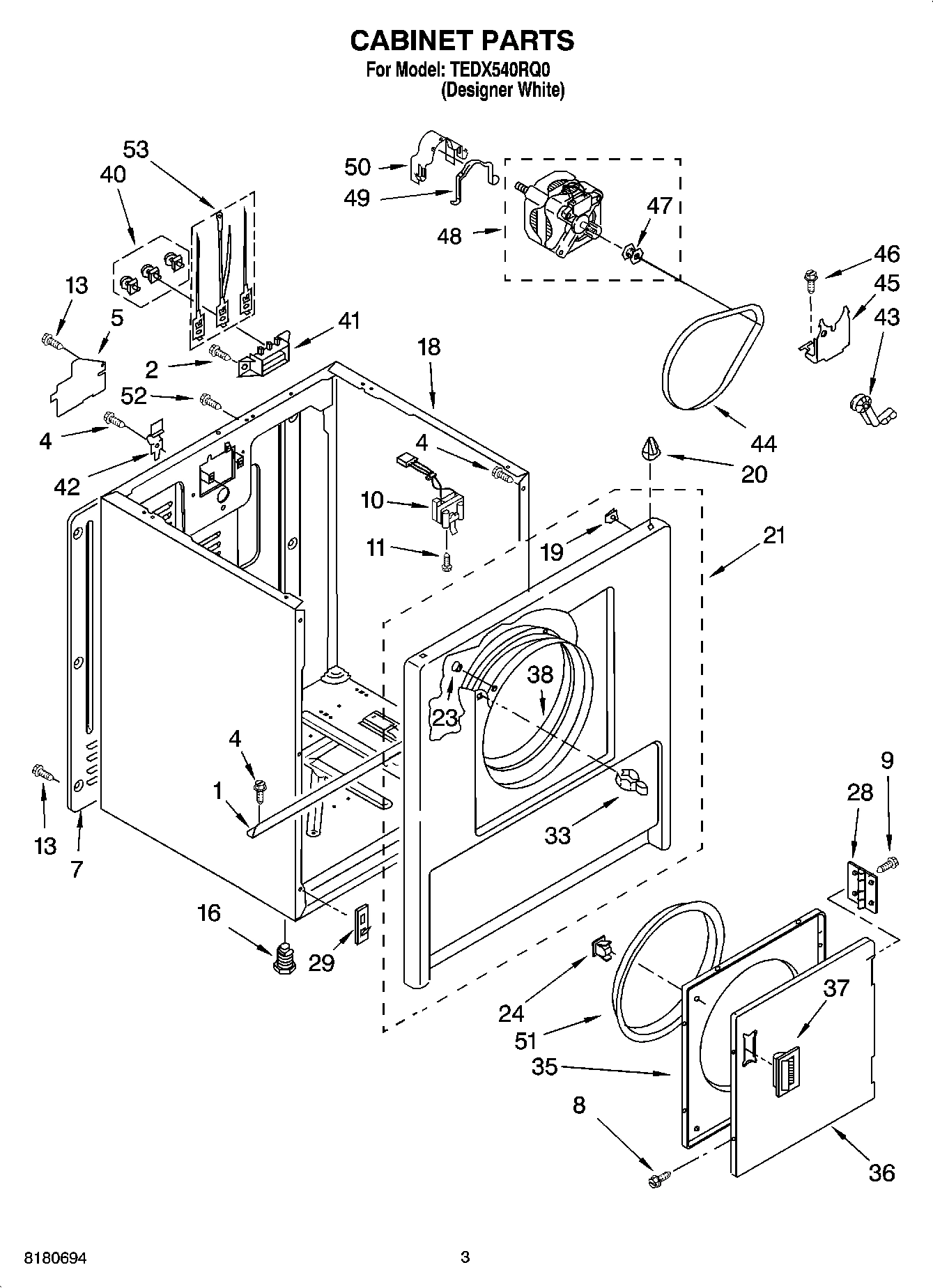 02 - CABINET PARTS