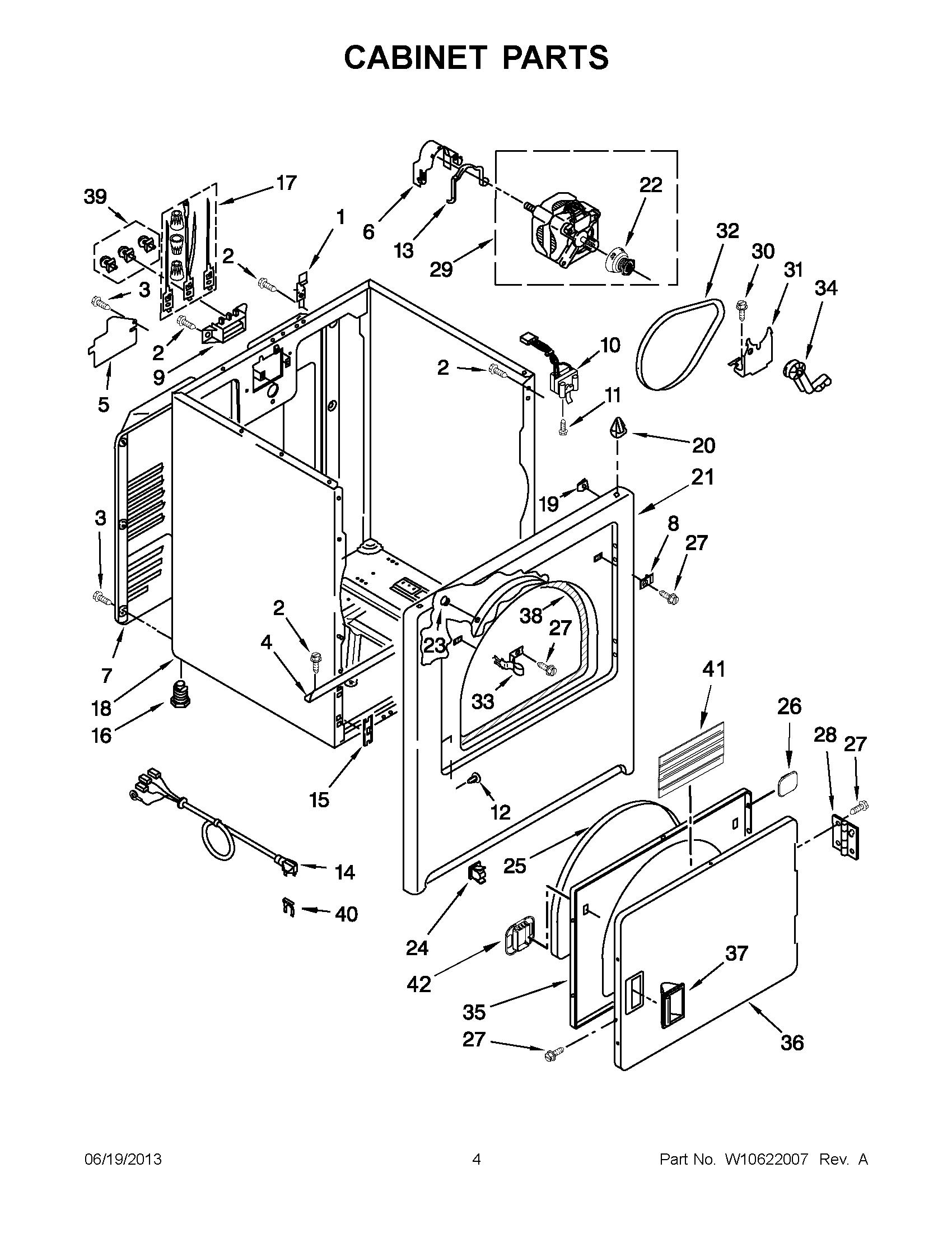 02 - CABINET PARTS