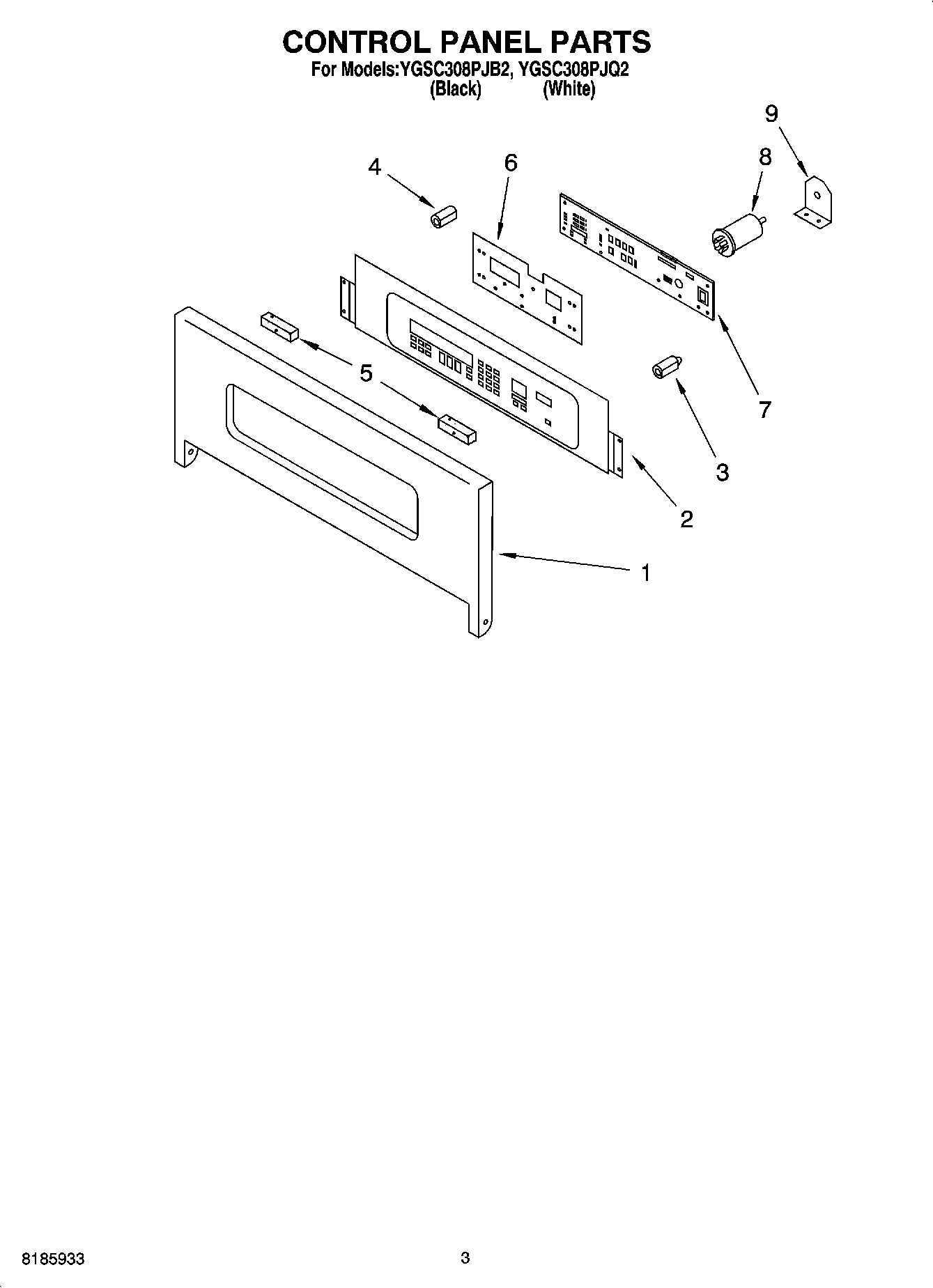 02 - CONTROL PANEL PARTS