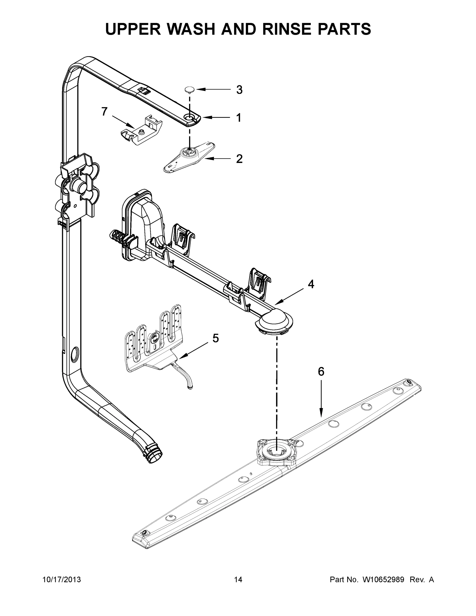 08 - UPPER WASH AND RINSE PARTS