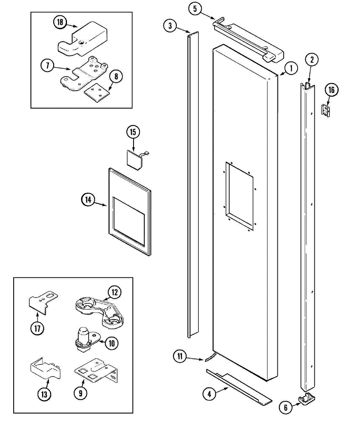 07 - FREEZER OUTER DOOR (GC2228EED3/5/9)