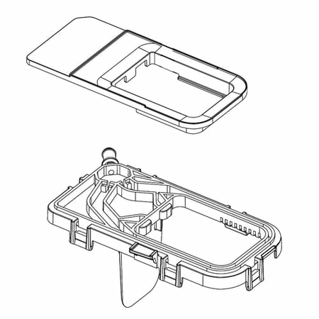 DC97-20043A Samsung Drawer Housing Assembly