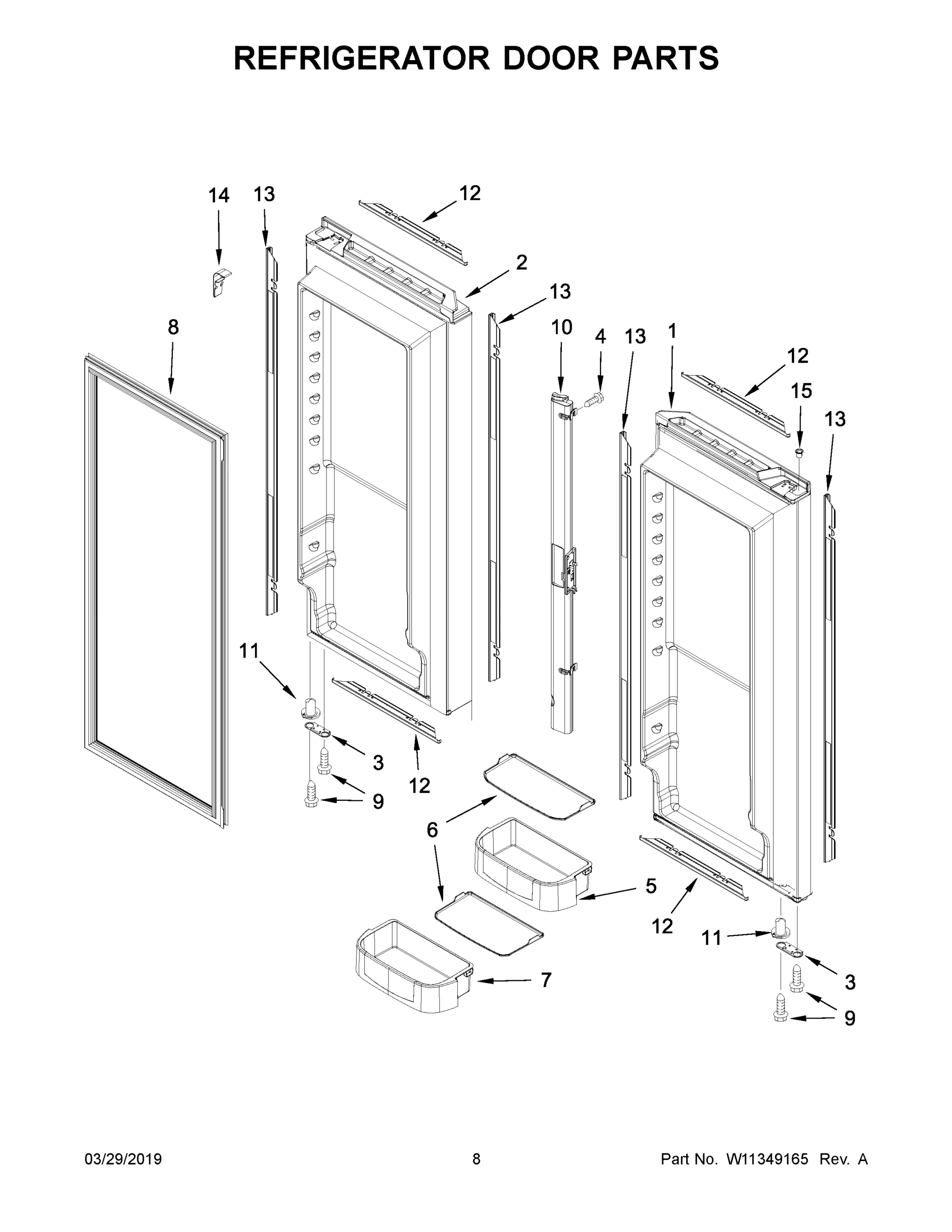 05 - REFRIGERATOR DOOR PARTS