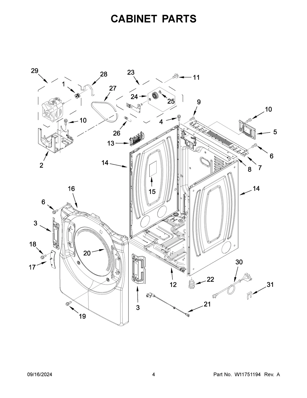 03 - CABINET PARTS