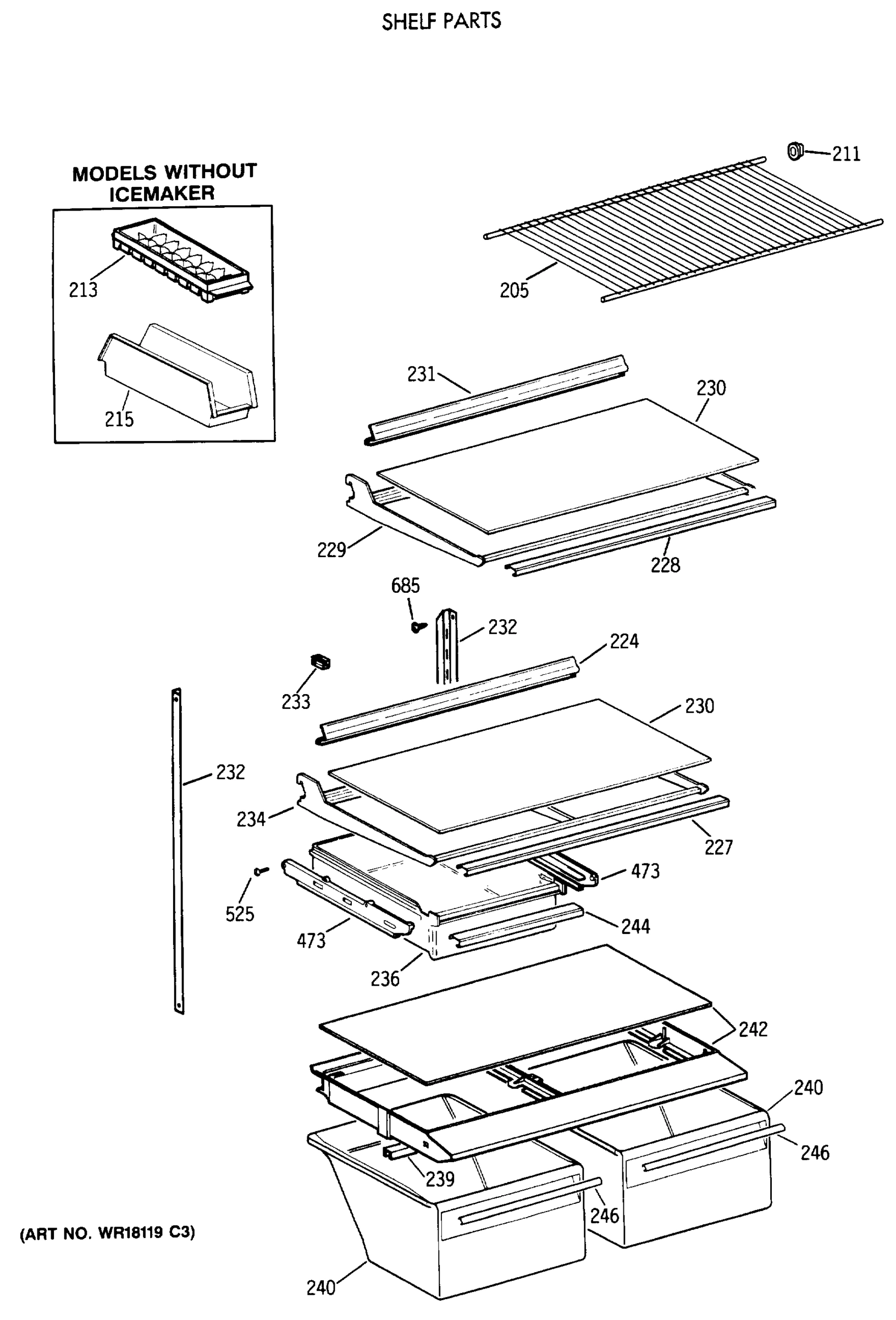 SHELF PARTS