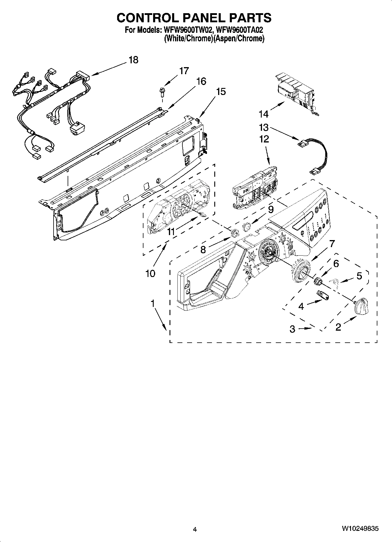 03 - CONTROL PANEL PARTS