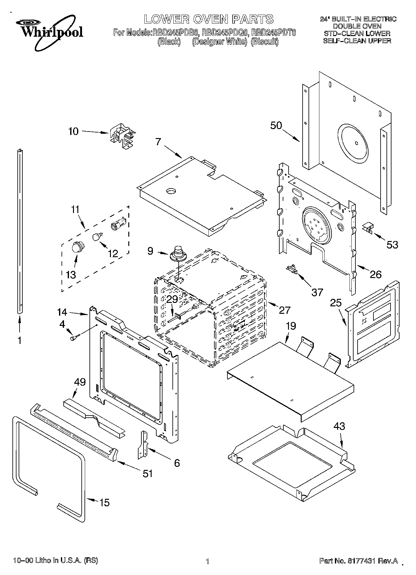01 - LOWER OVEN