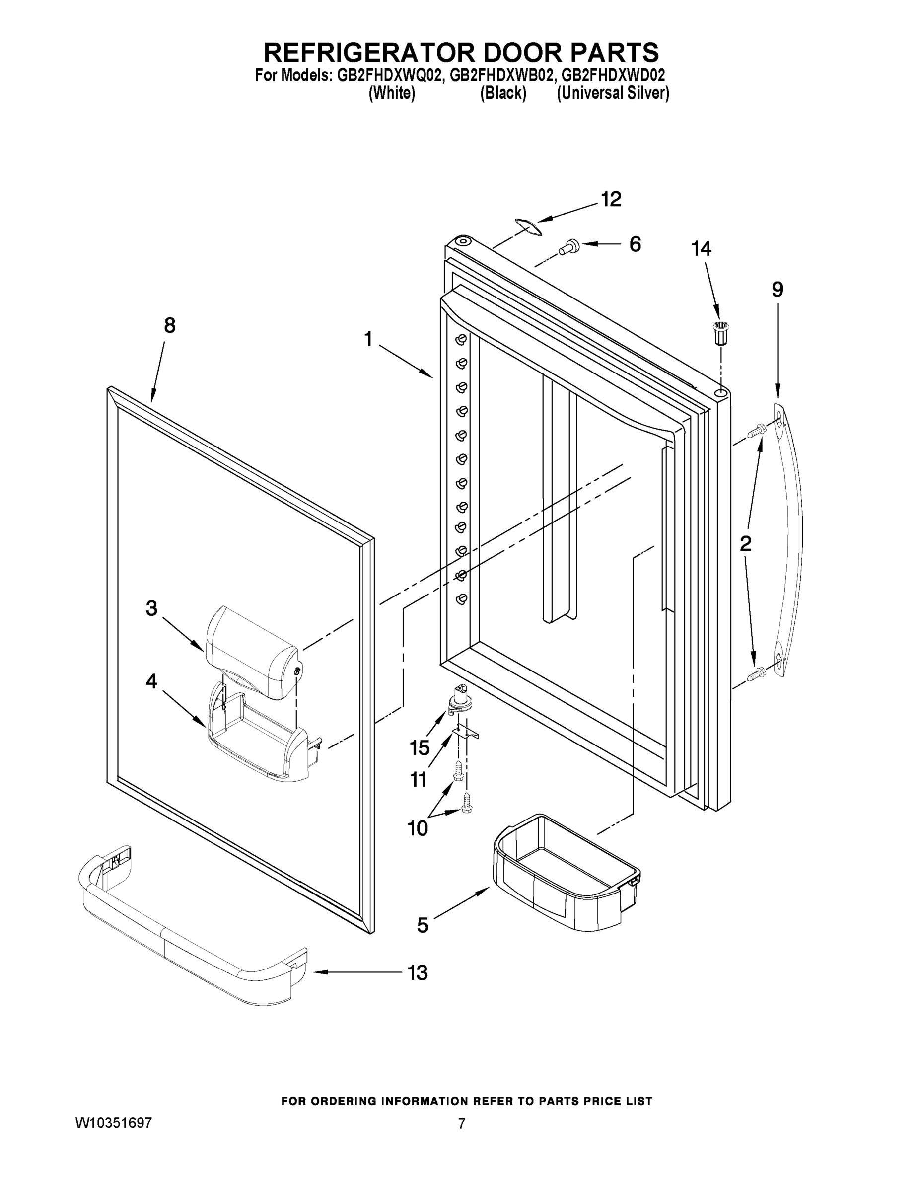 05 - REFRIGERATOR DOOR PARTS