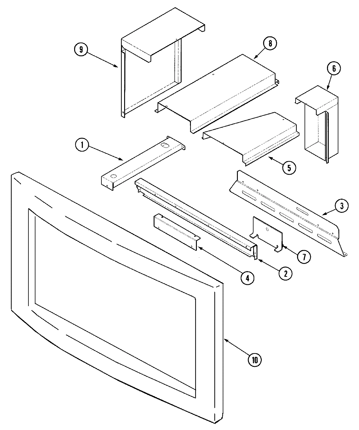 06 - MICROWAVE FRAME & ATTACHMENTS