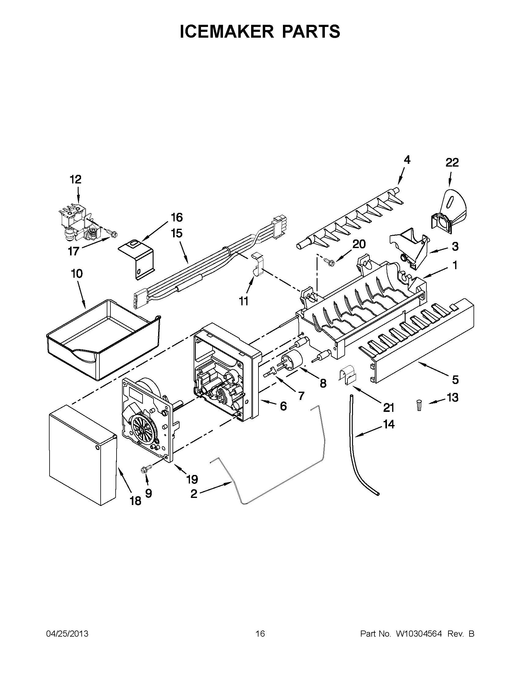 08 - ICEMAKER PARTS