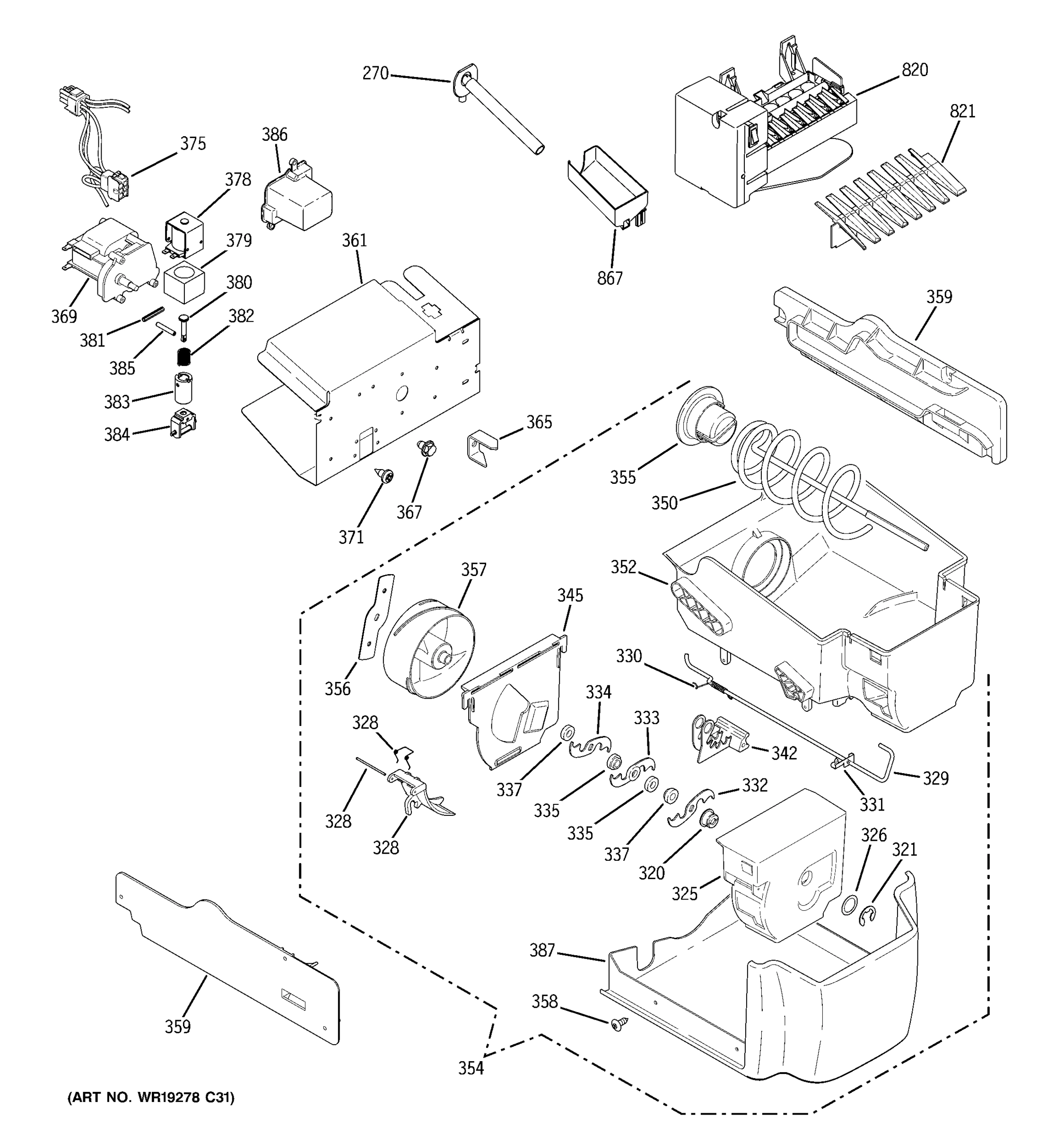 ICE MAKER & DISPENSER