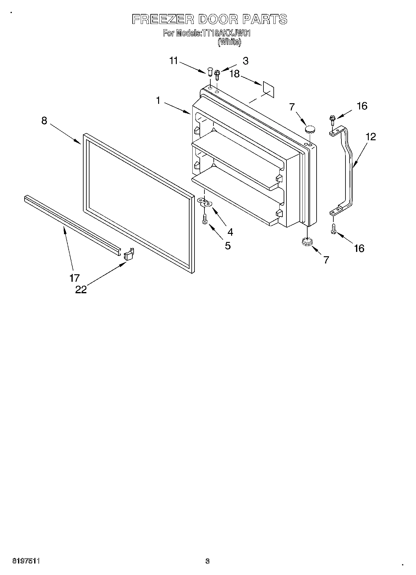 02 - FREEZER DOOR