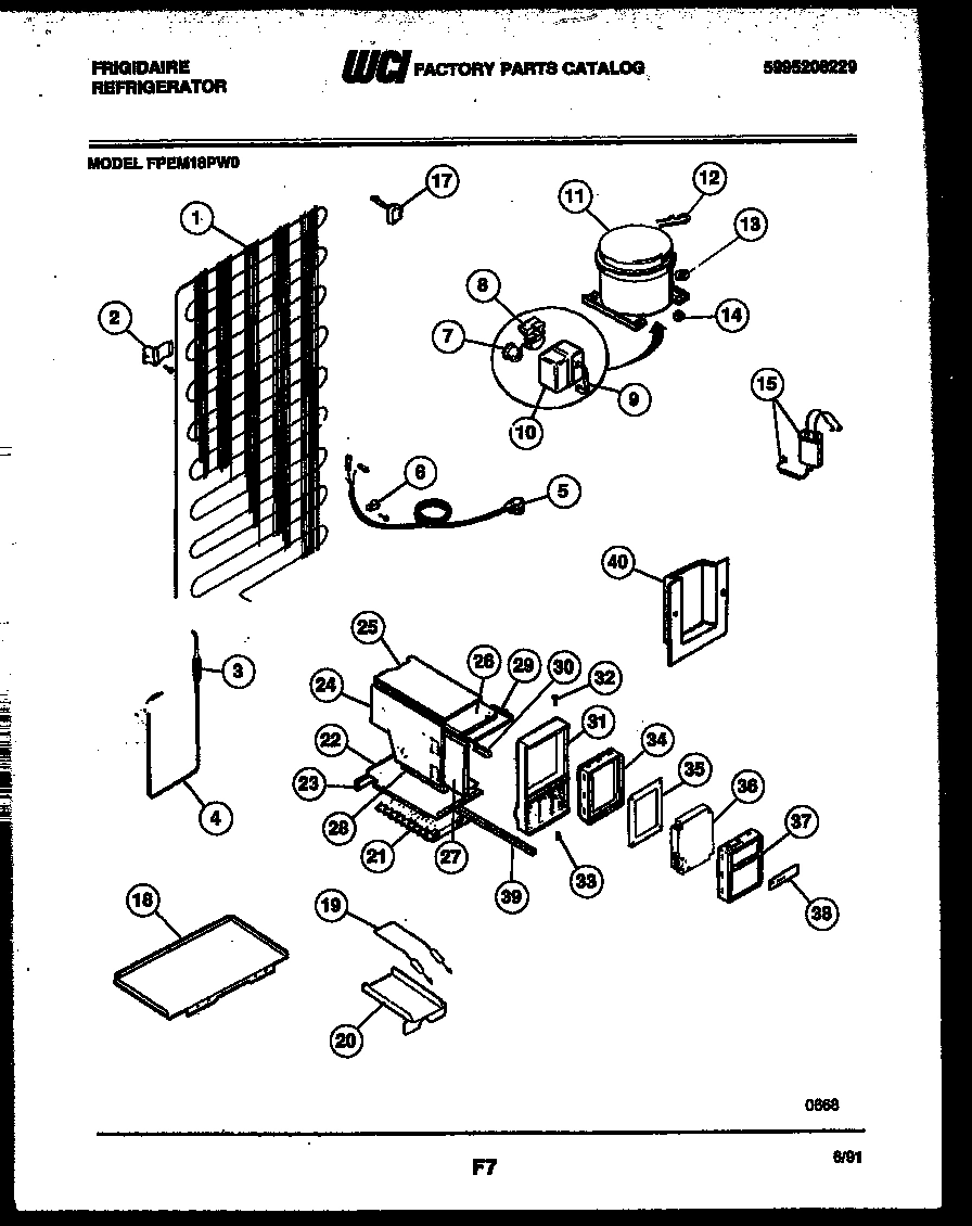 05 - SYSTEM AND AUTOMATIC DEFROST PARTS