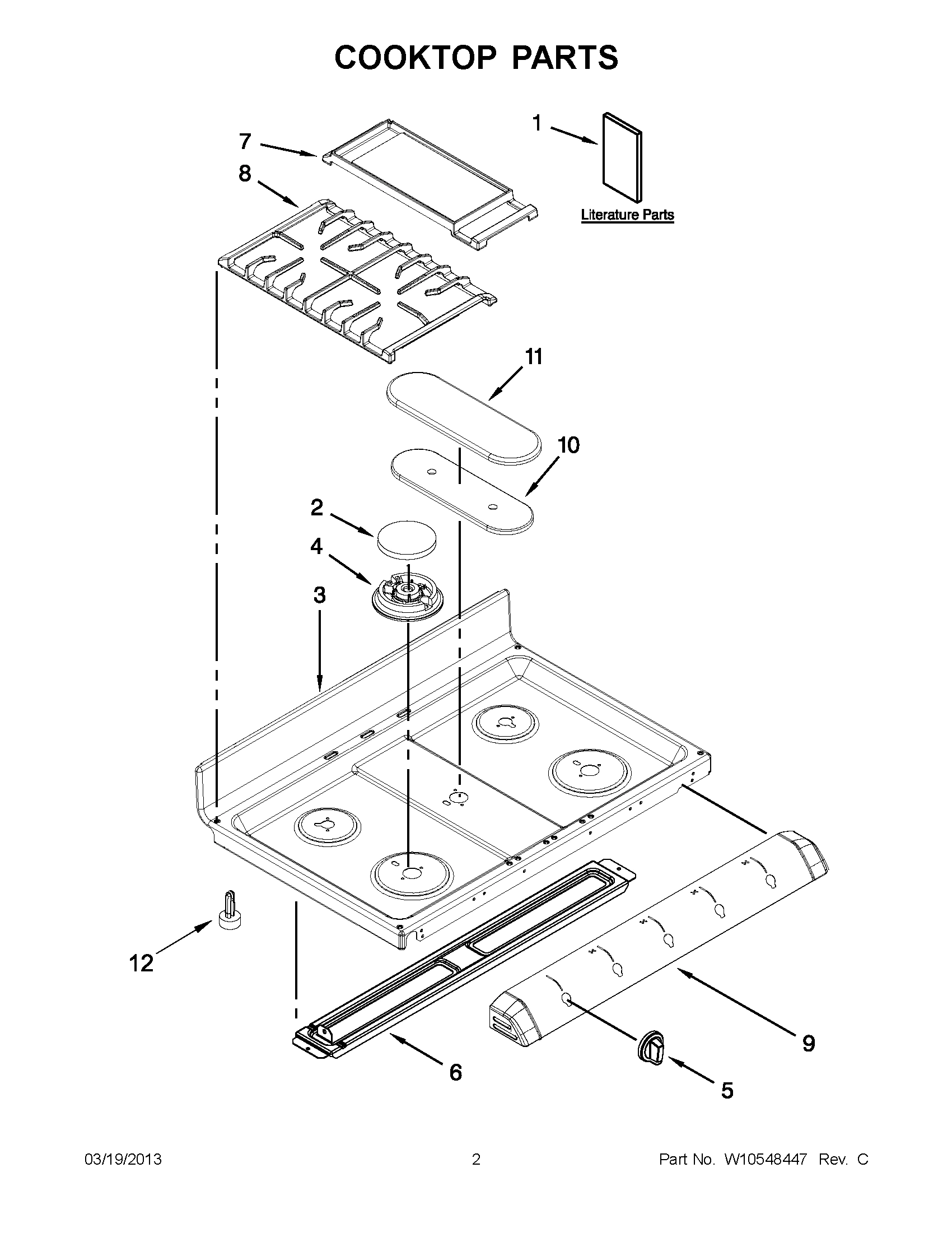 01 - COOKTOP PARTS