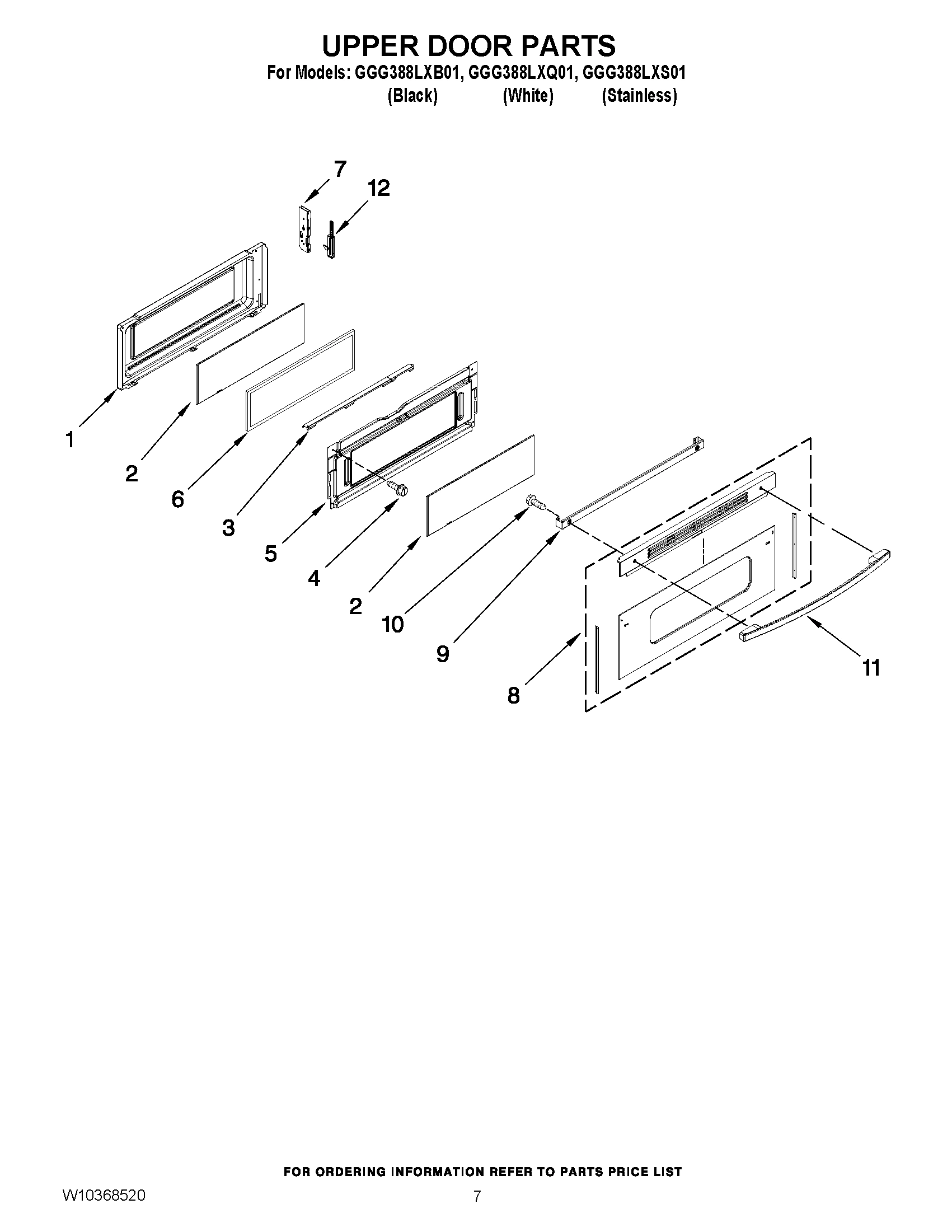 05 - UPPER DOOR PARTS