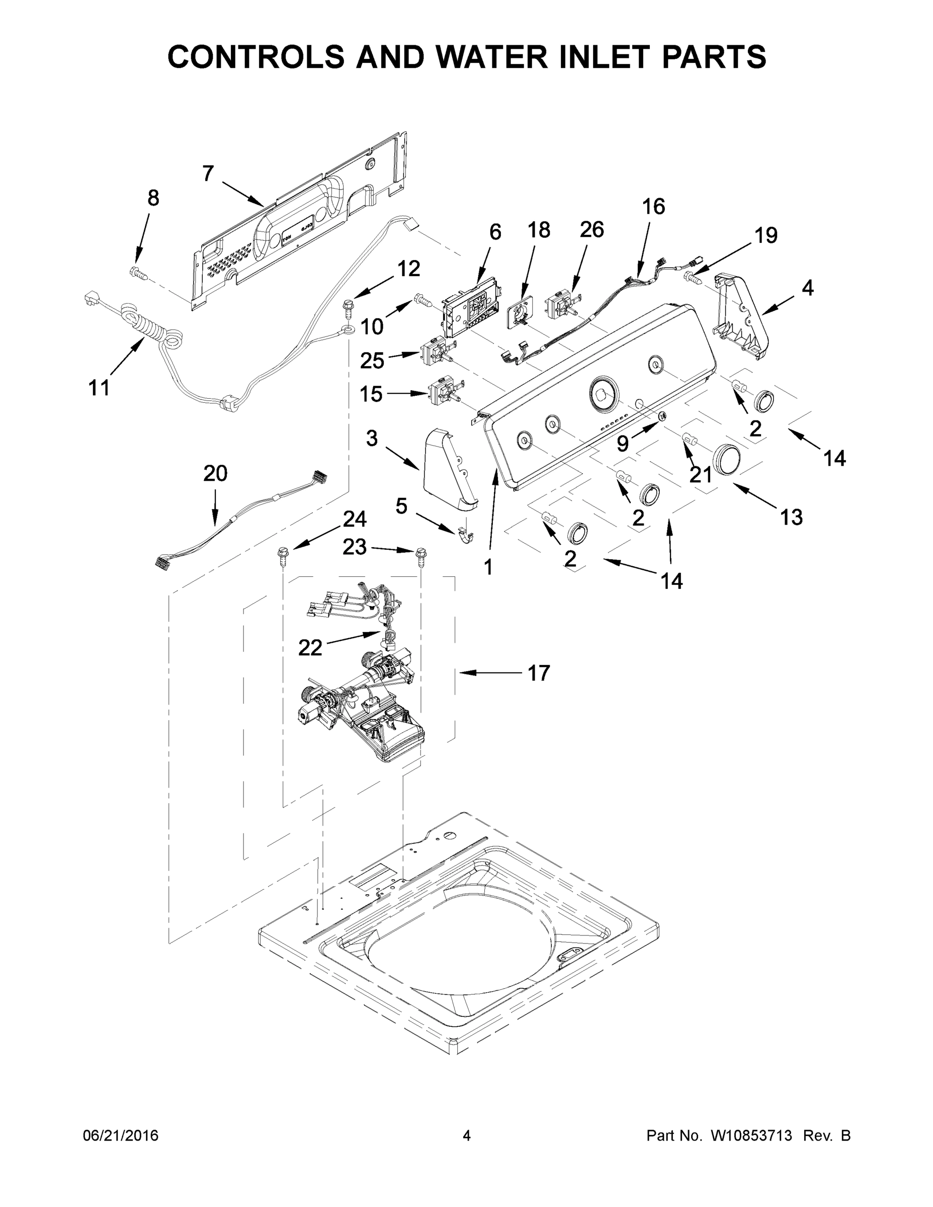 03 - CONTROLS AND WATER INLET PARTS