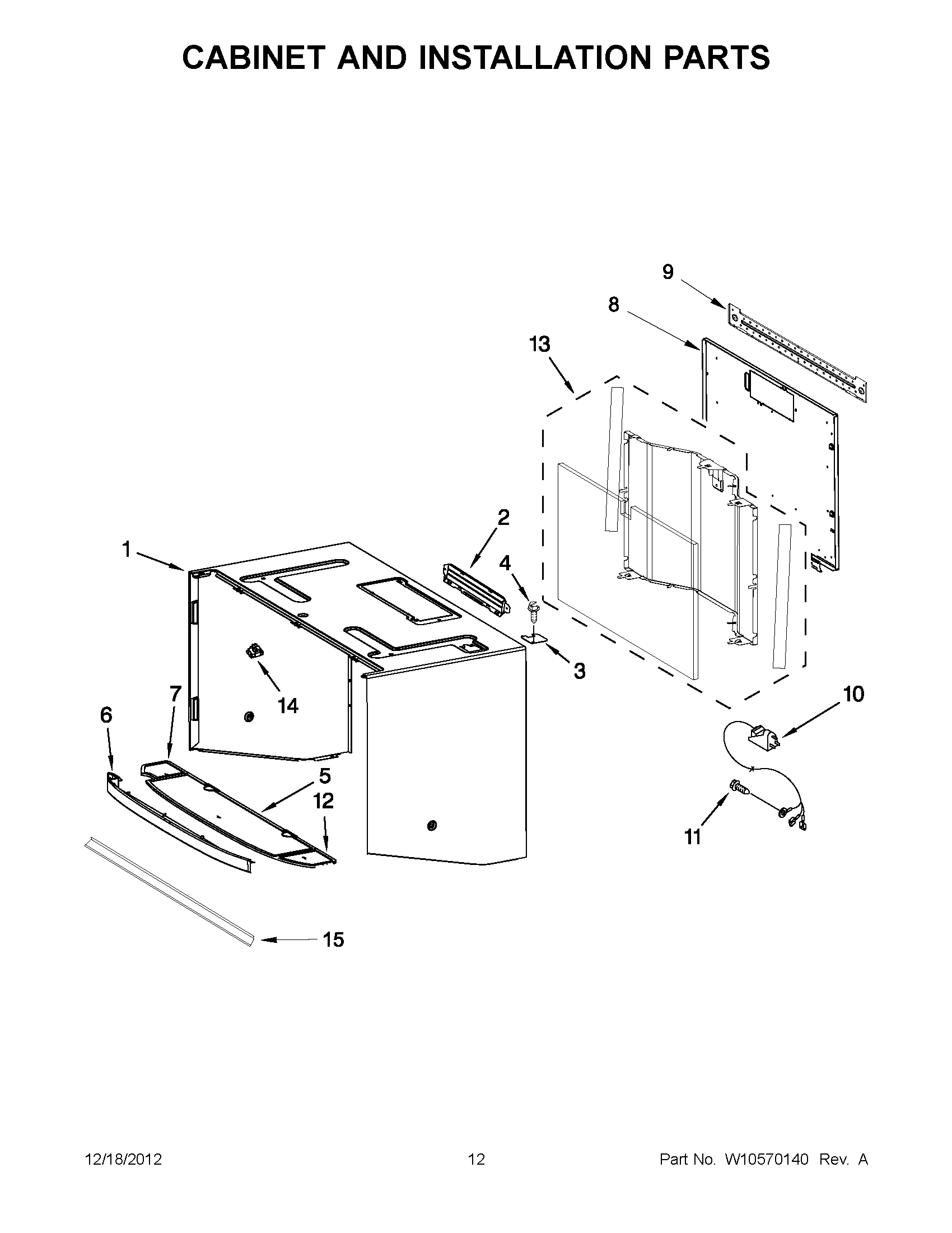 06 - CABINET AND INSTALLATION PARTS