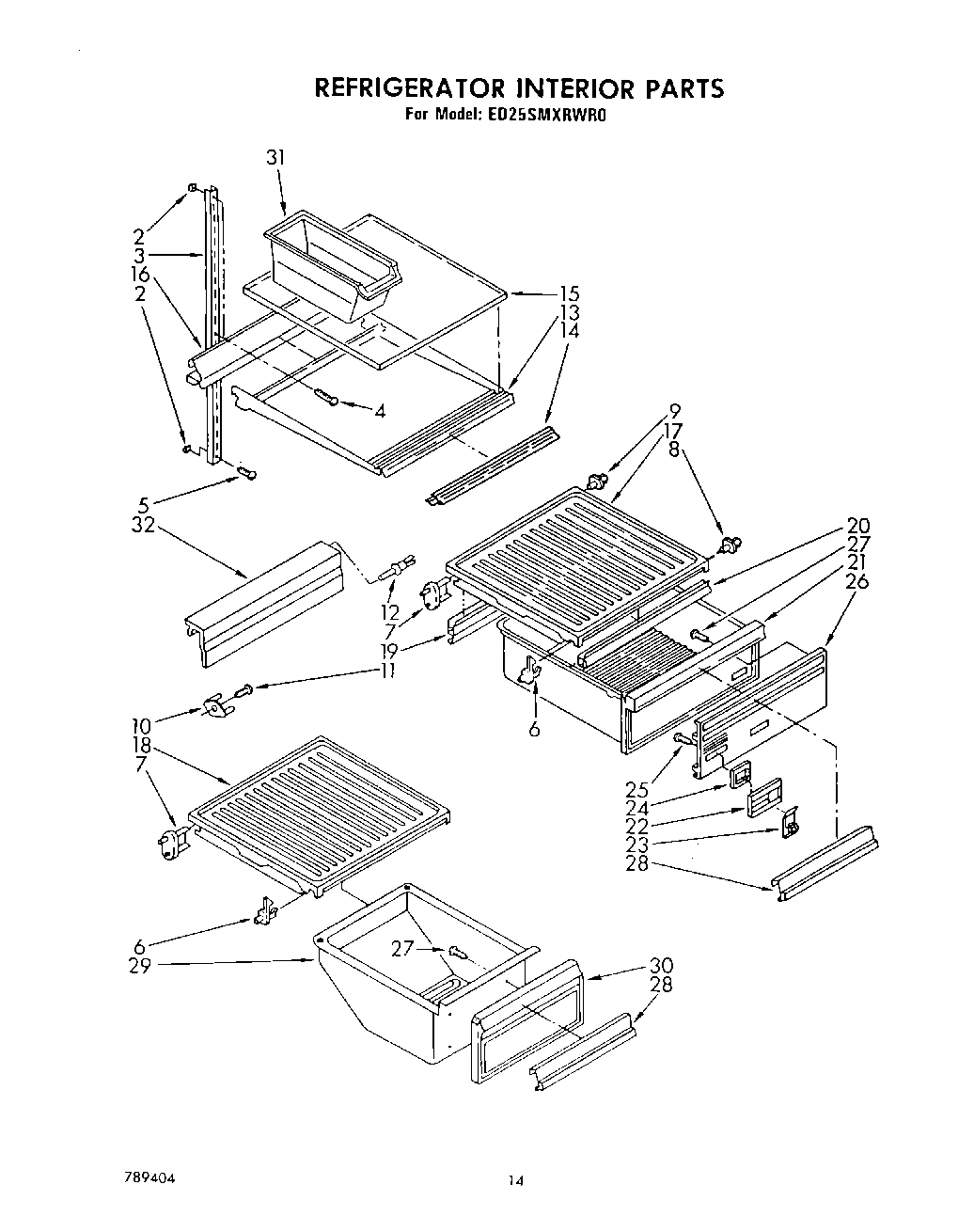 08 - REFRIGERATOR INTERIOR, LIT/OPTIONAL