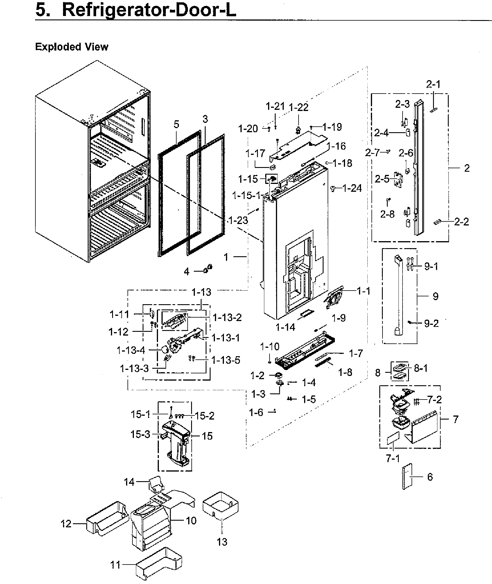FRIDGE DOOR LT