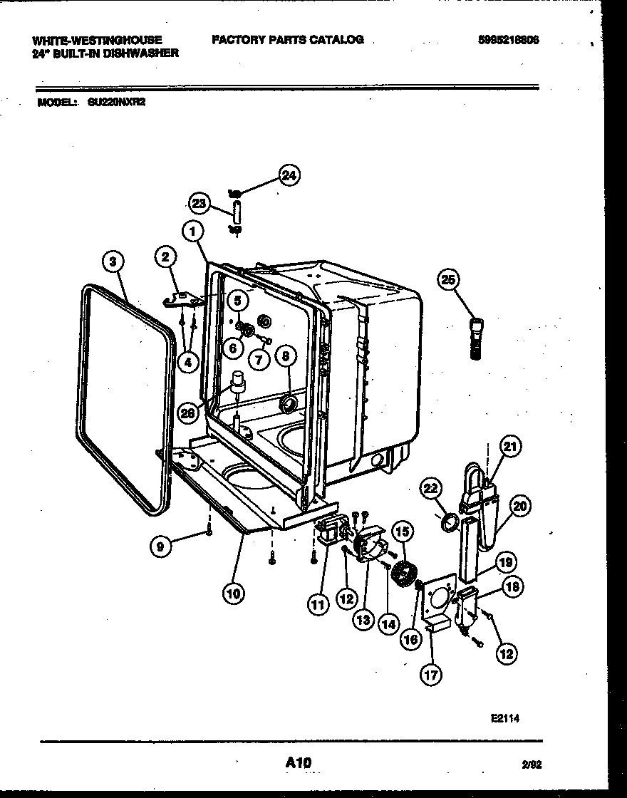 05 - TUB AND FRAME PARTS