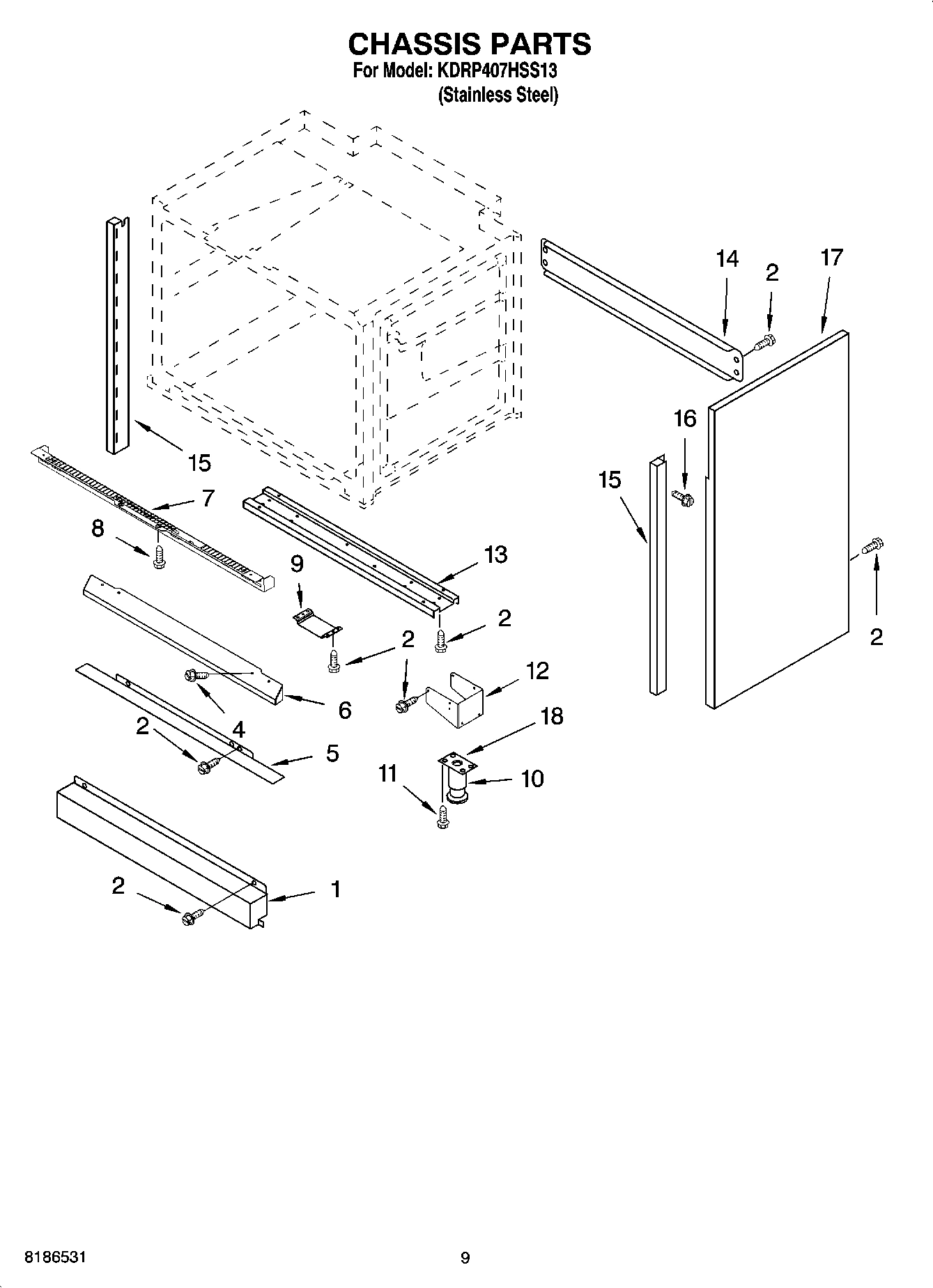 08 - CHASSIS PARTS, OPTIONAL PARTS