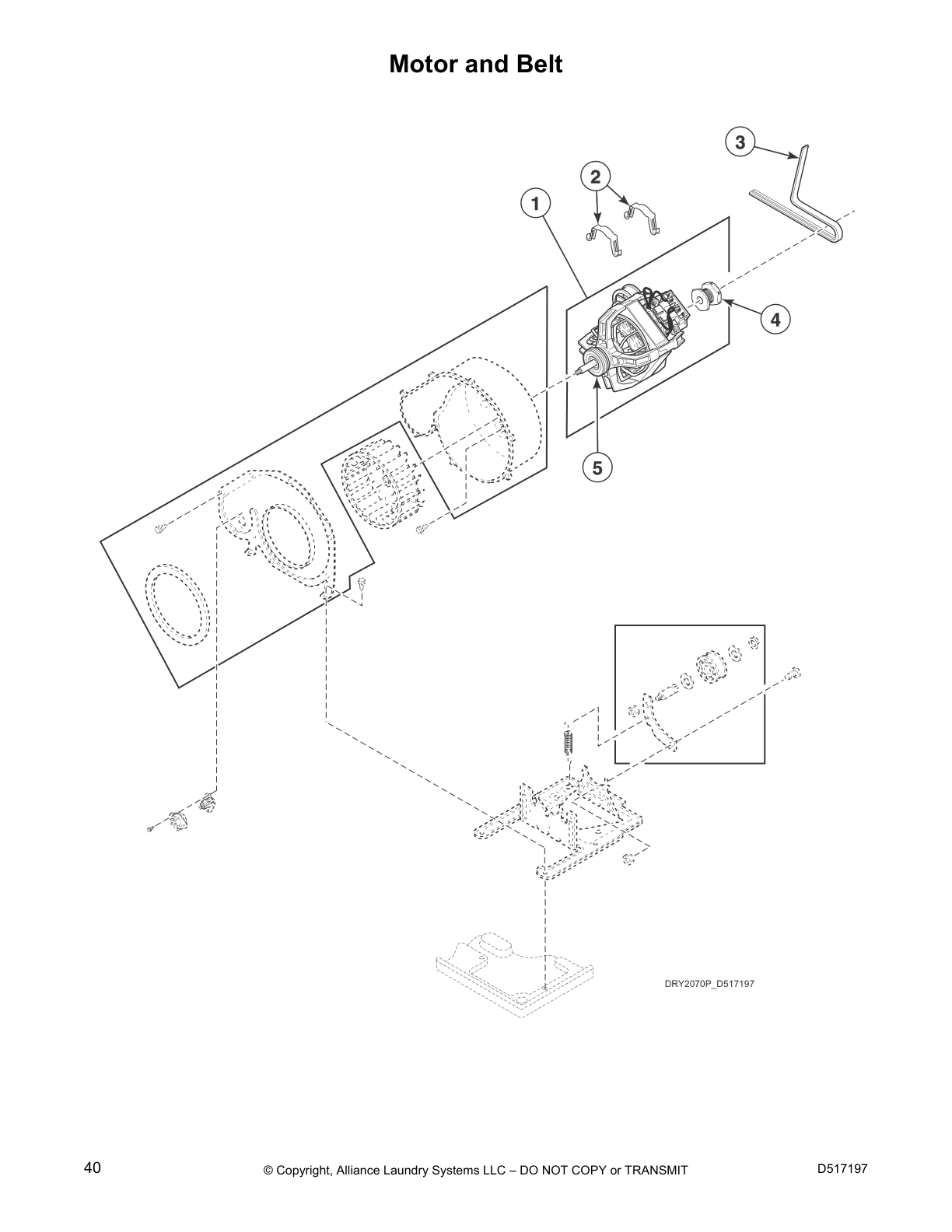 Motor and Belt