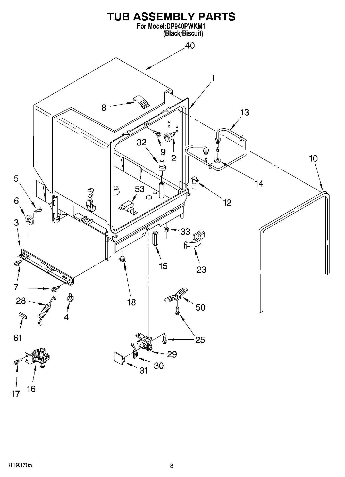 03 - TUB ASSEMBLY