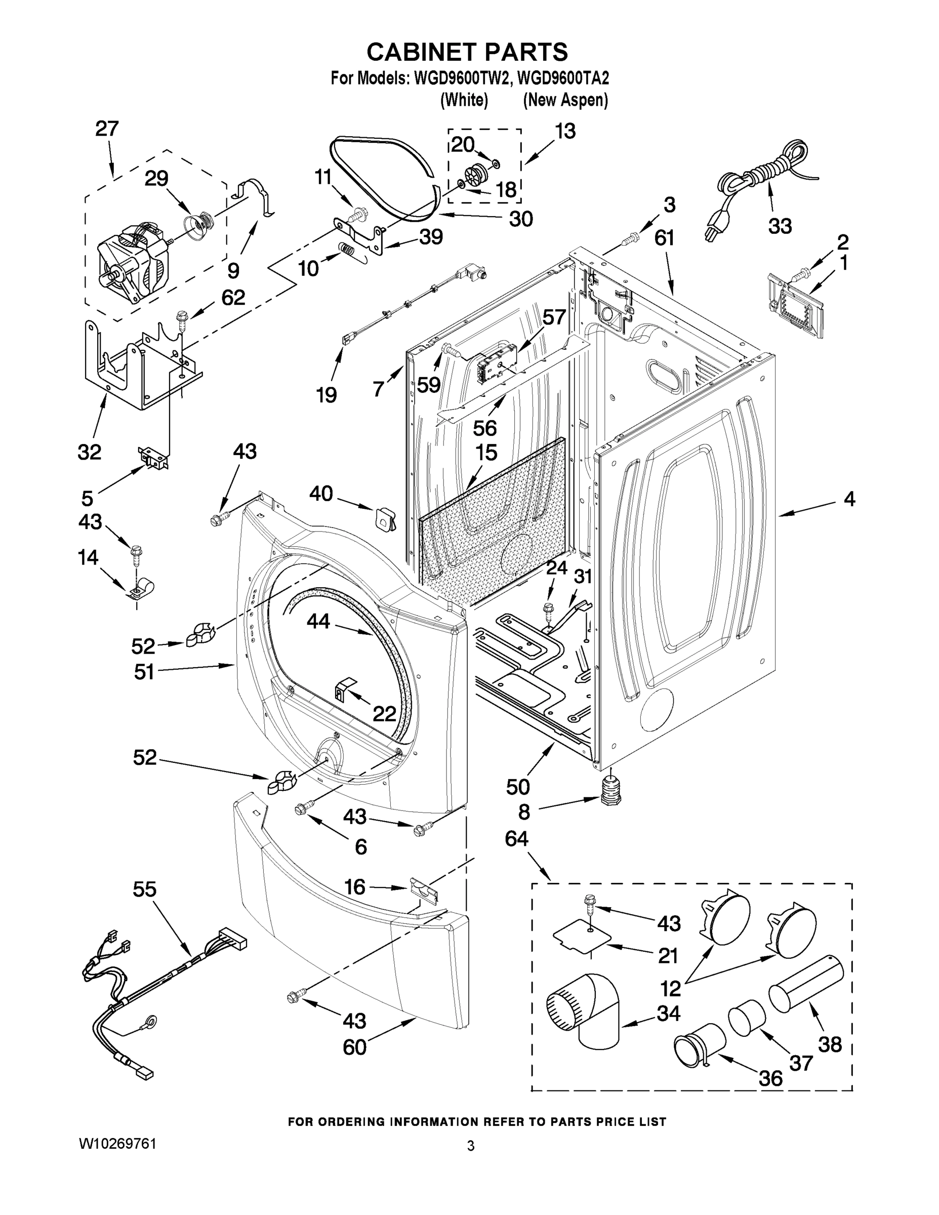 02 - CABINET PARTS