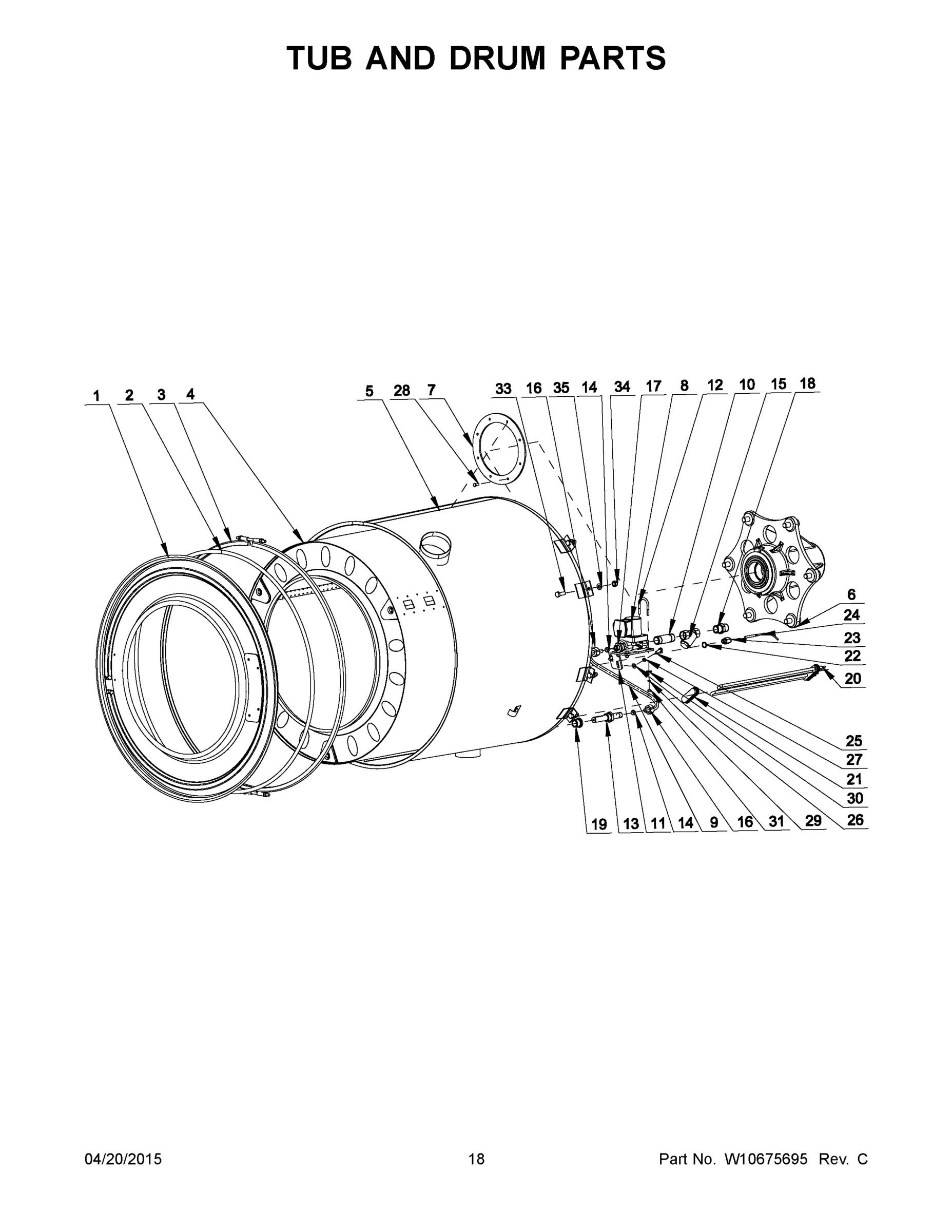 10 - TUB AND DRUM PARTS