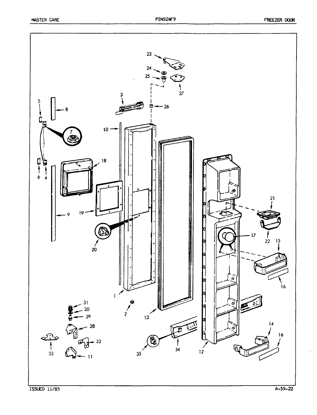 02 - FREEZER DOOR