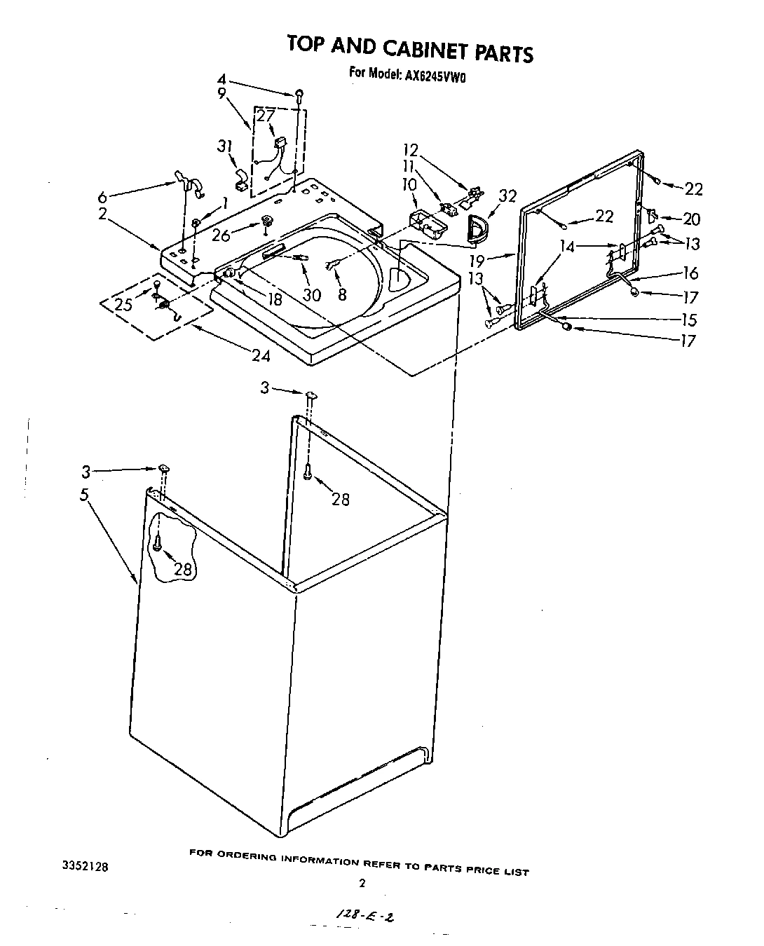 02 - TOP AND CABINET , LITERATURE AND OPTIONAL