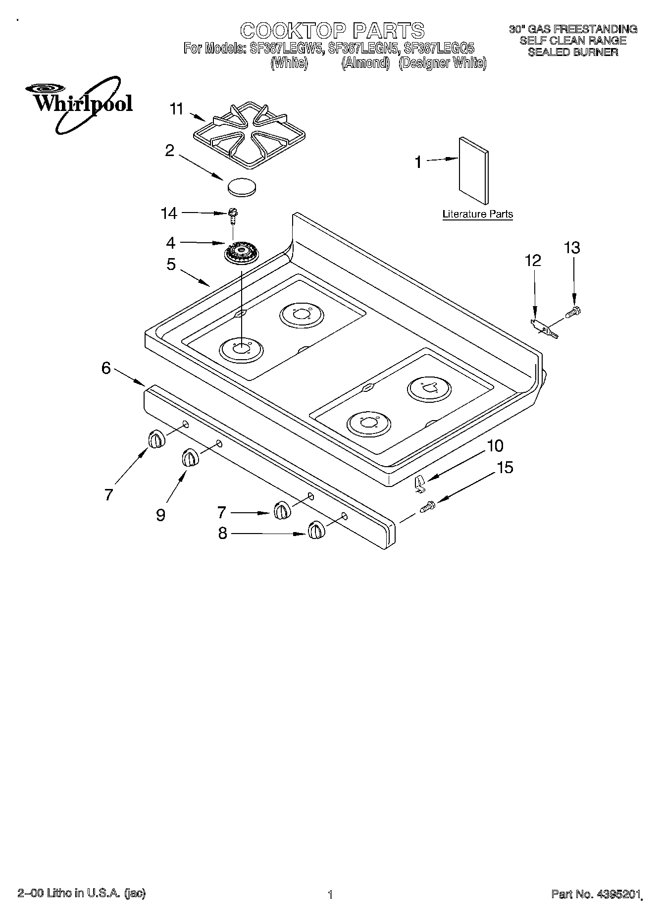 01 - COOKTOP, LITERATURE