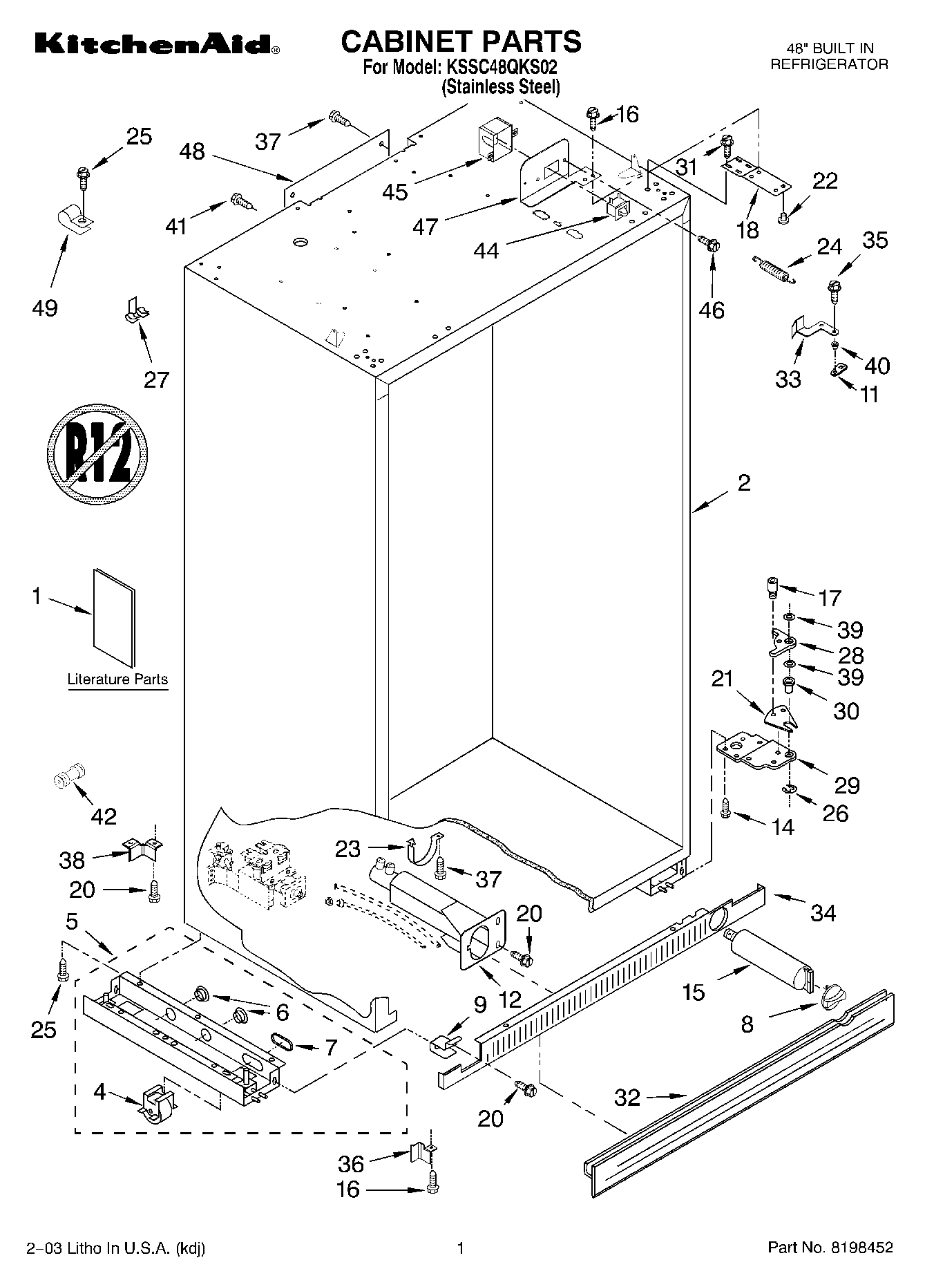 01 - CABINET PARTS