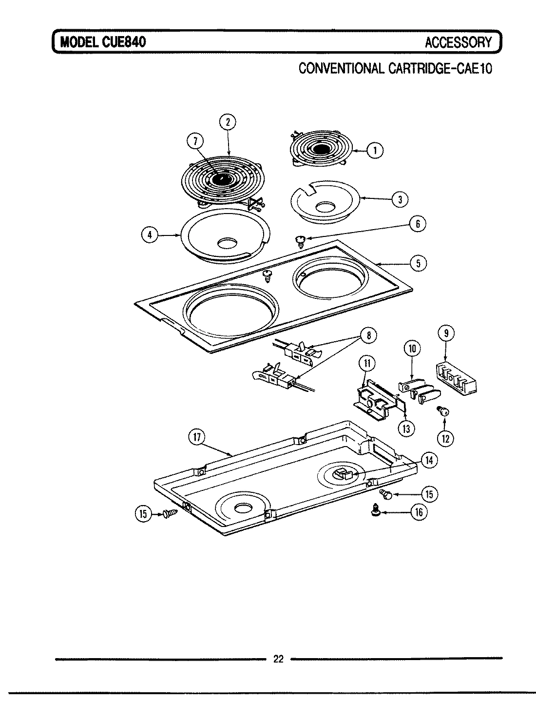 06 - CONVENTIONAL CARTRIDGE (CAE10)