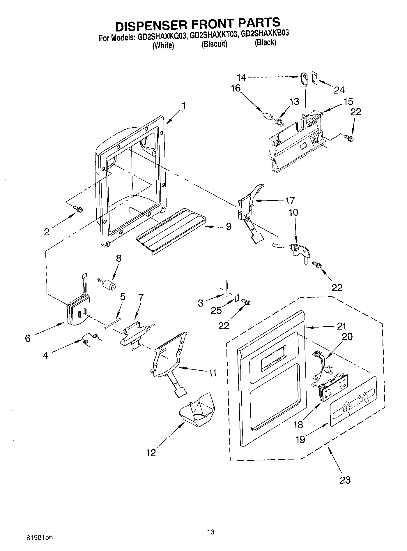 08 - DISPENSER FRONT