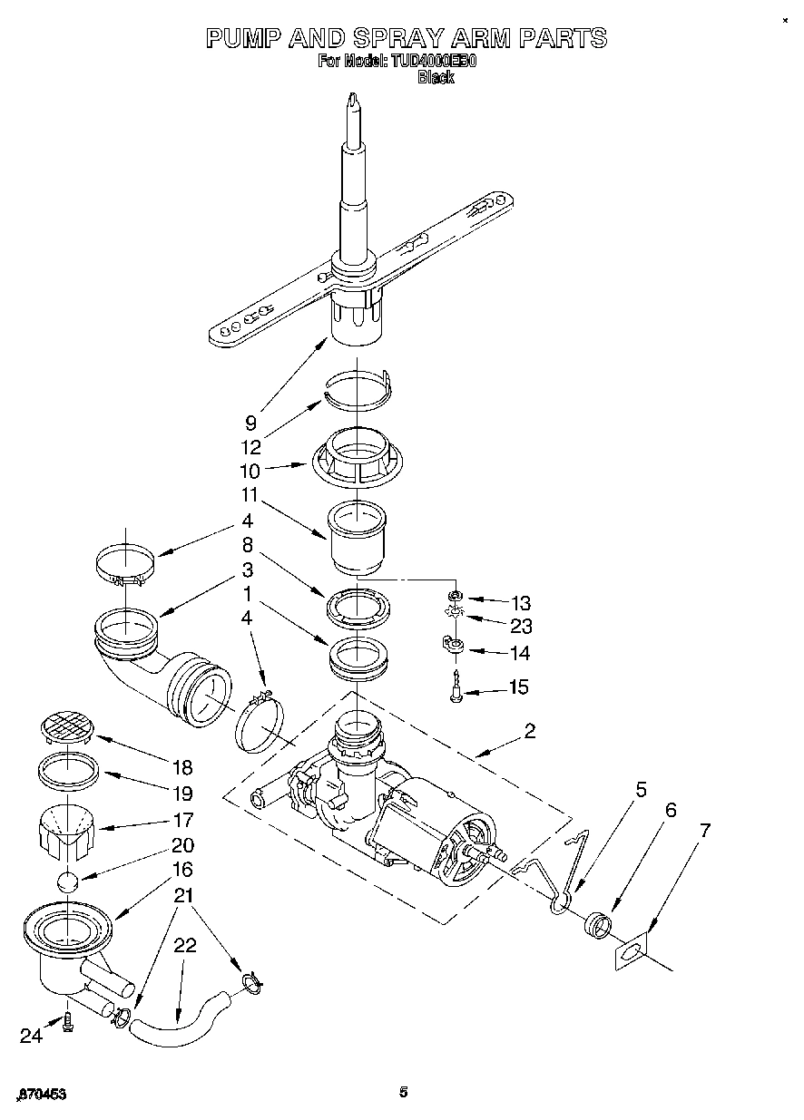 04 - PUMP AND SPRAY ARM