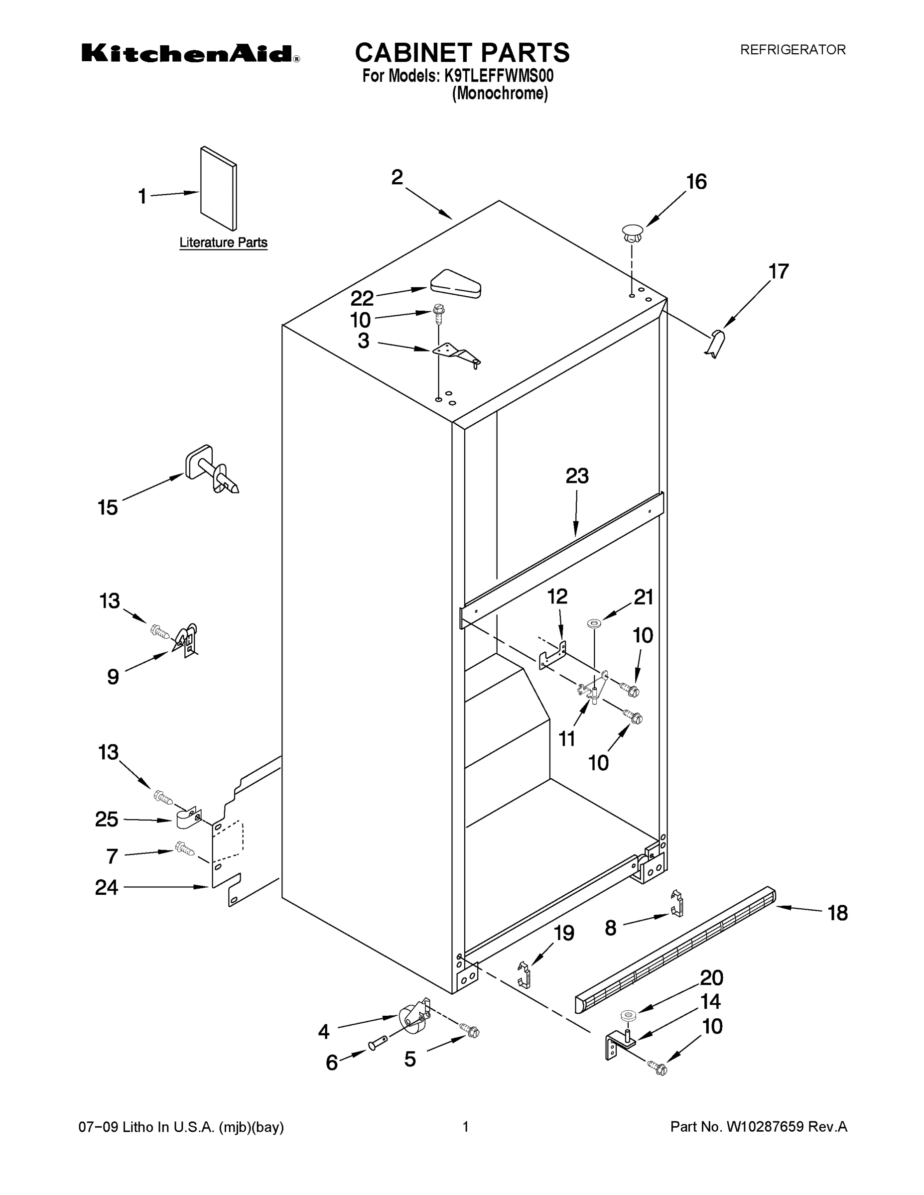 01 - CABINET PARTS