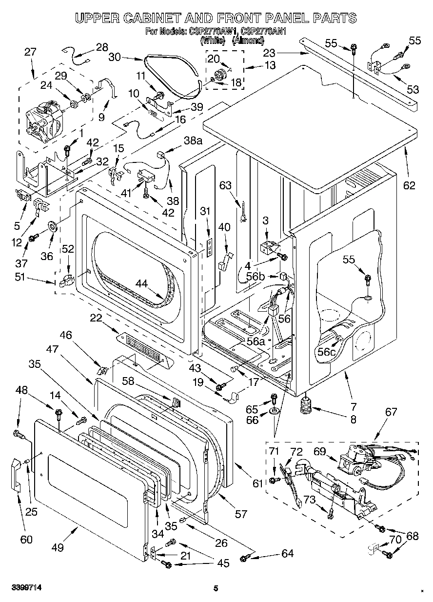 04 - UPPER CABINET AND FRONT PANEL