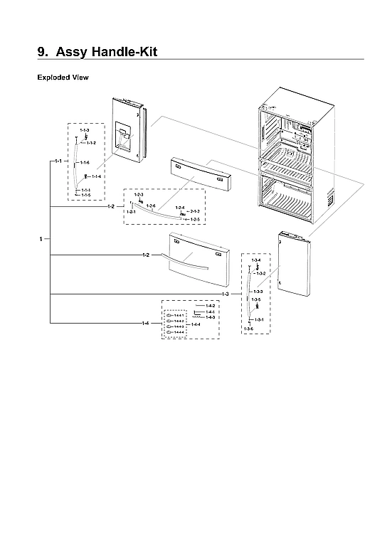 HANDLE KIT PARTS